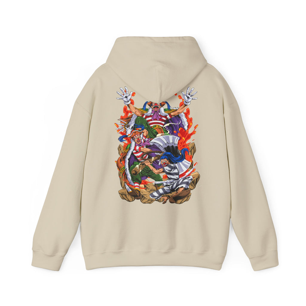 Oversized Anime Φούτερ "Buggy The Yonko" PlusVibe (Έως 5XL)