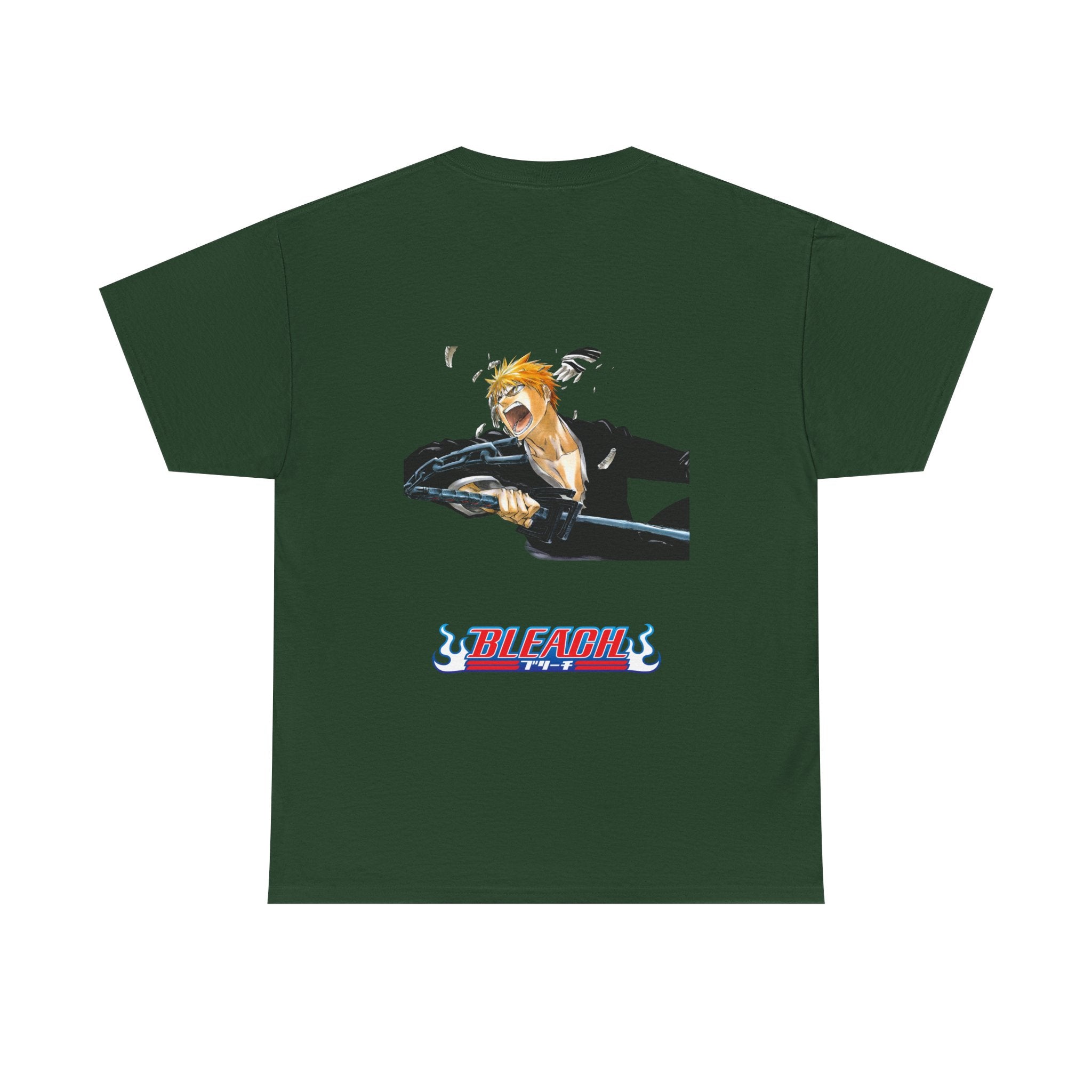 Graphic Anime Μπλούζα Bleach Retro Logo – Vintage Back Print