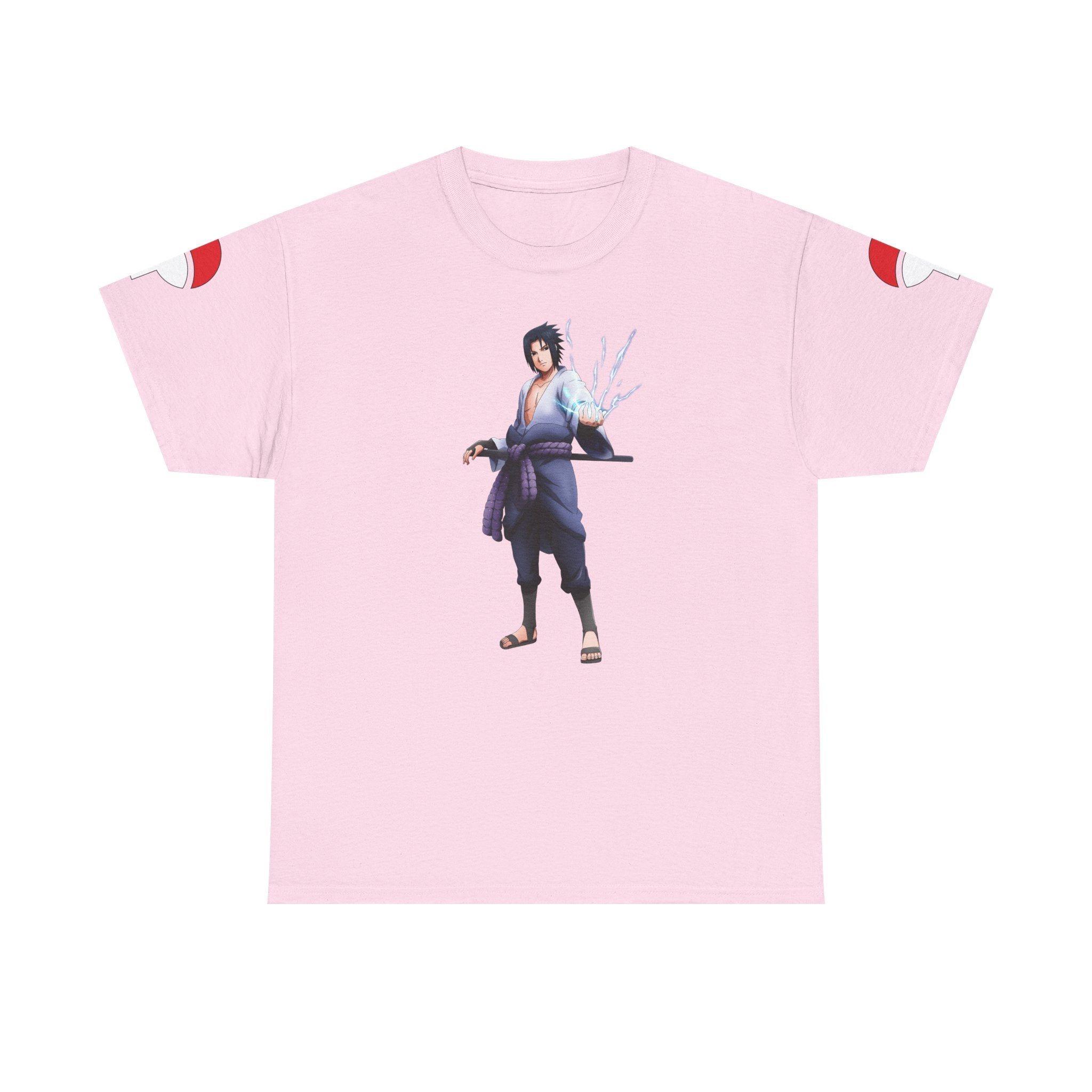 Graphic Anime Μπλούζα Sasuke – Premium Uchiha Clan Logo Tee