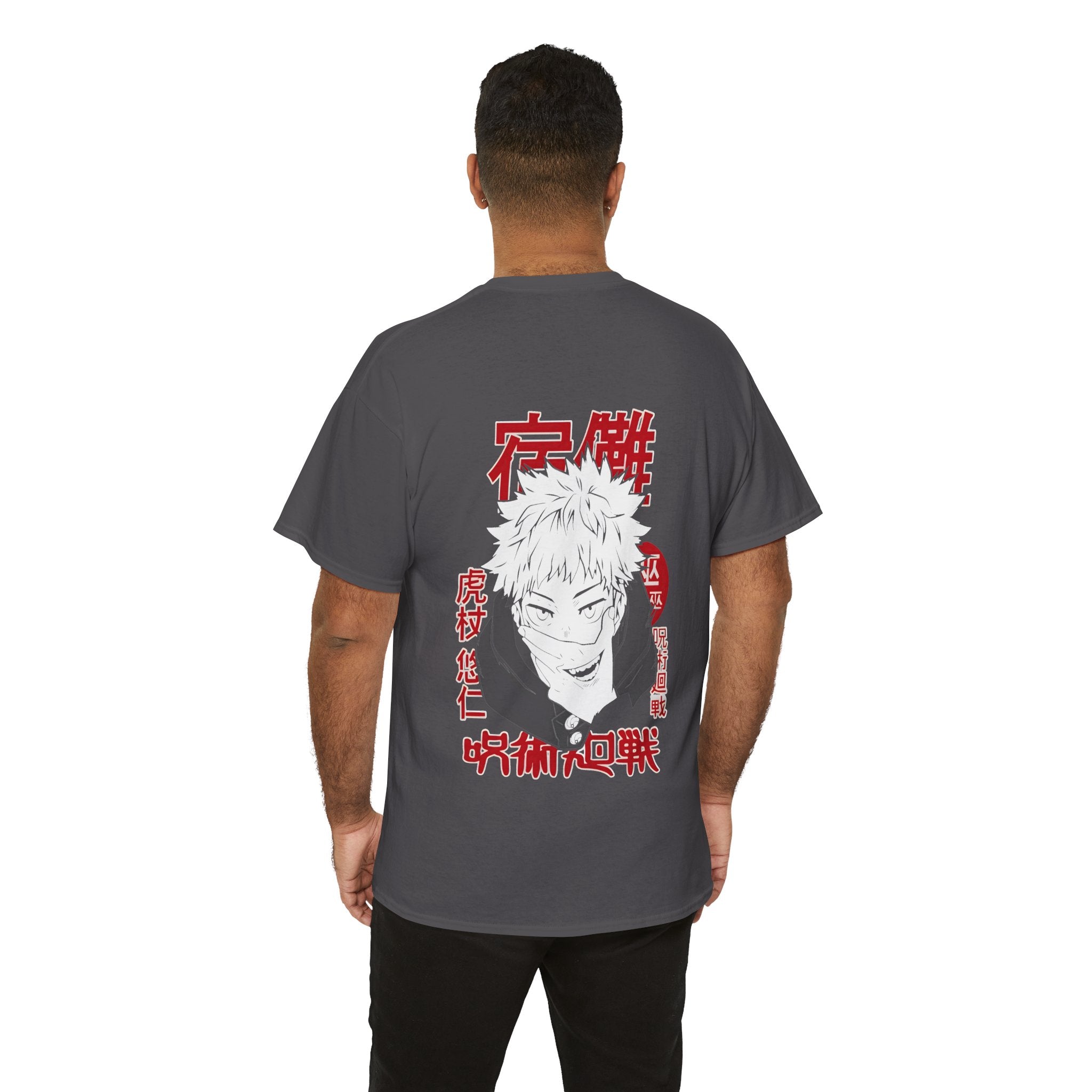 Anime T-Shirt "Yuji Itadori Sukuna Hand" PlusVibe (Έως 5XL)