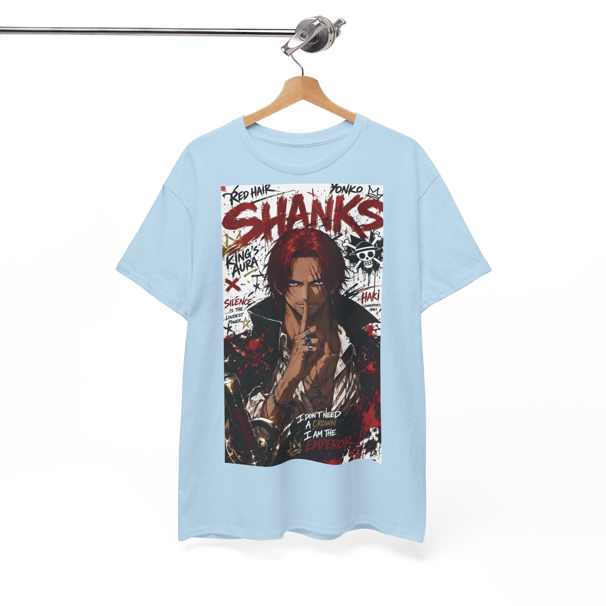 Anime T-Shirt "Red-Haired Shanks Streetwear" PlusVibe (Έως 5XL)