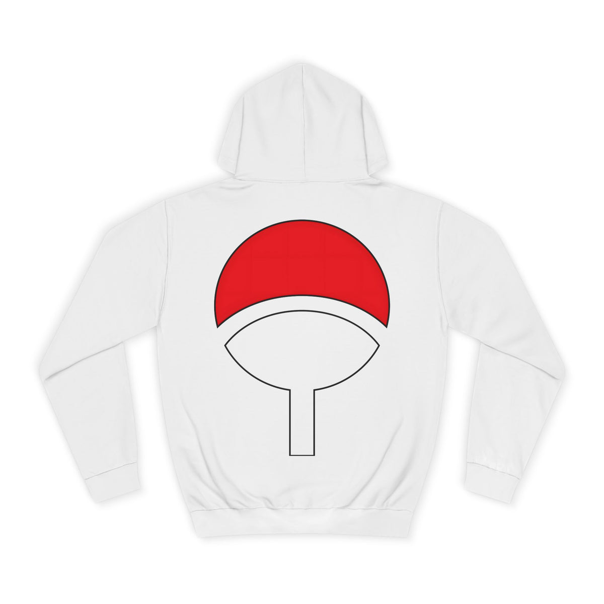 Anime Hoodie "Uchiha Clan Crest" Backprint PlusVibe (Έως 5XL)