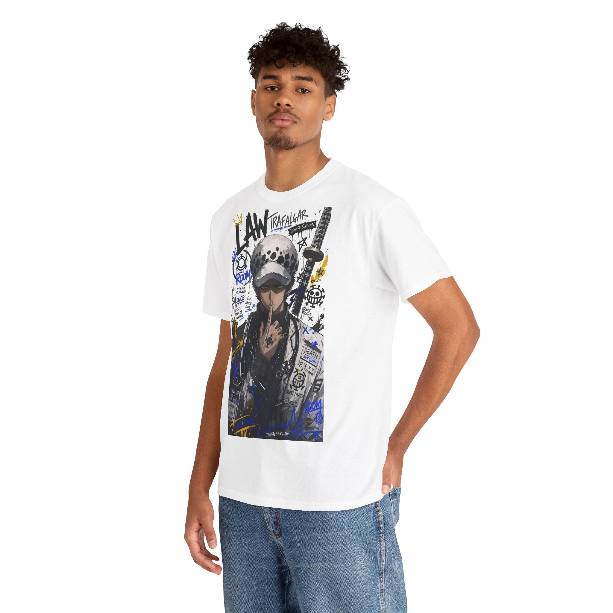 Anime T-Shirt "Trafalgar Law Streetwear" PlusVibe (Έως 5XL)