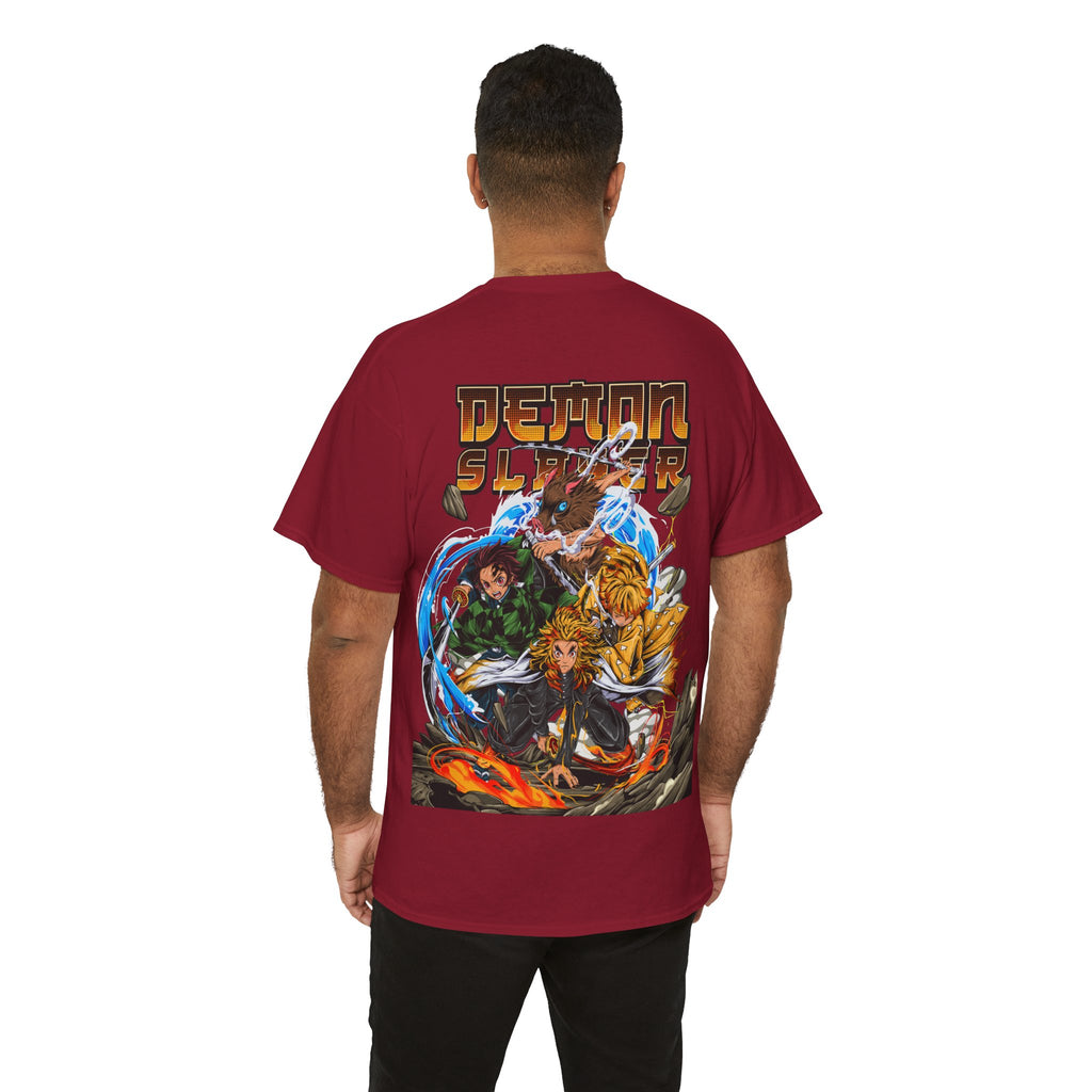 Anime T-Shirt "Demon Slayer Squad Battle" PlusVibe (Έως 5XL)