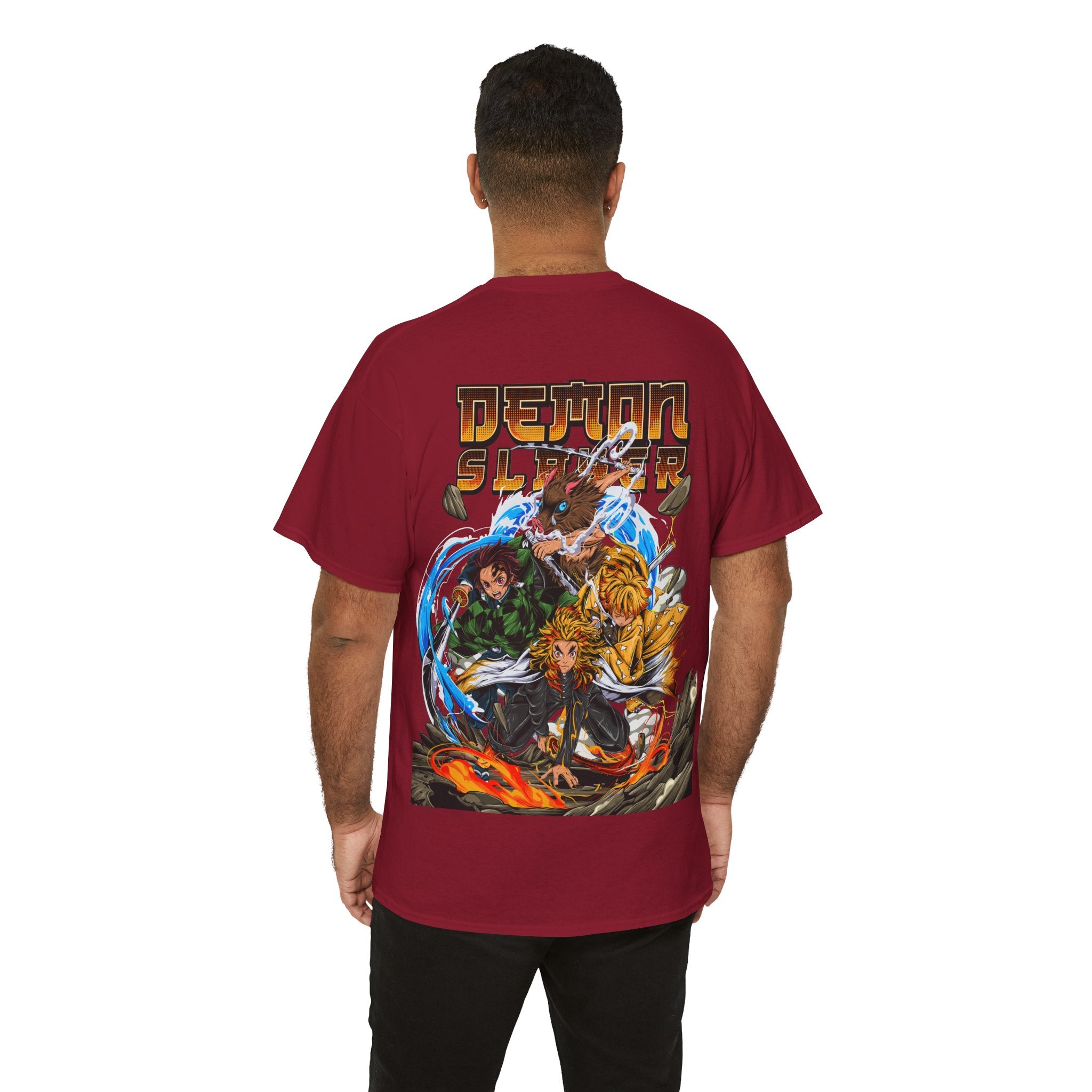 Anime T-Shirt "Demon Slayer Squad Battle" PlusVibe (Έως 5XL)