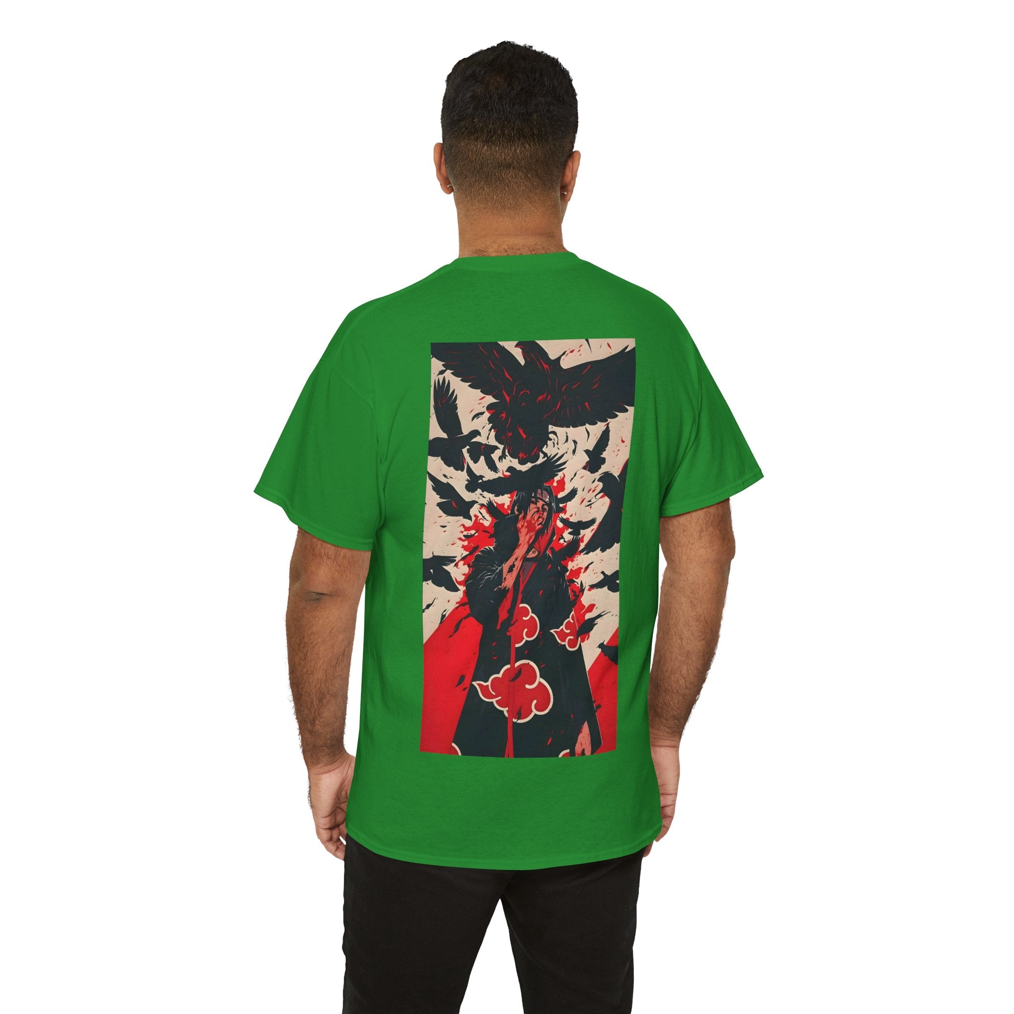 Anime T-Shirt "Itachi Uchiha Crow Illusion" PlusVibe (Έως 5XL)