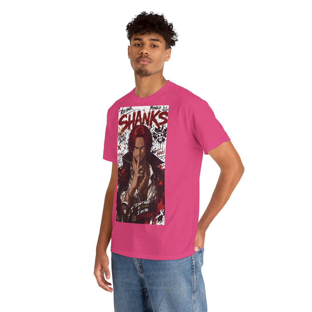 Anime T-Shirt "Red-Haired Shanks Streetwear" PlusVibe (Έως 5XL)