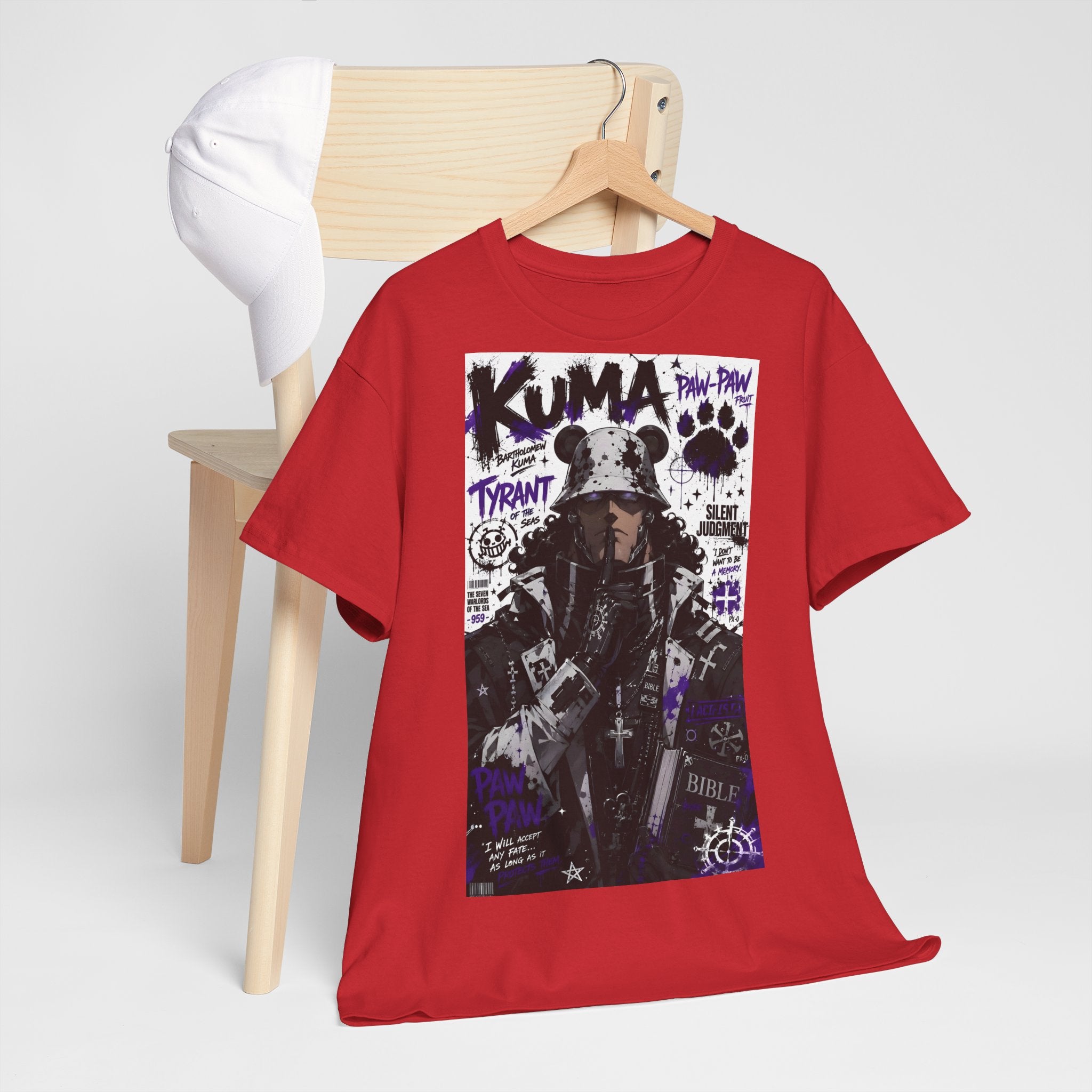 Anime T-Shirt "Bartholomew Kuma Streetwear" PlusVibe (Έως 5XL)