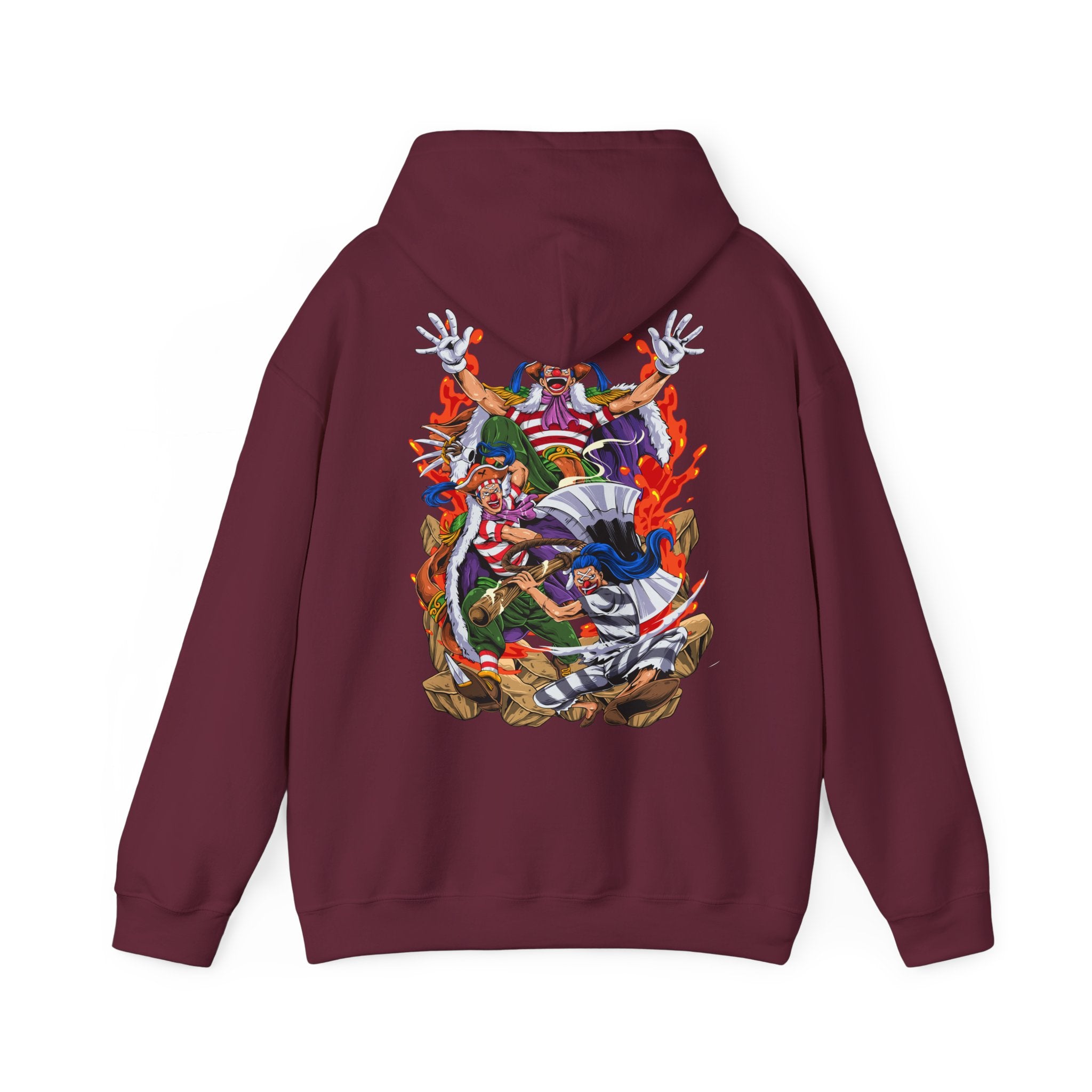 Oversized Anime Φούτερ "Buggy The Yonko" PlusVibe (Έως 5XL)