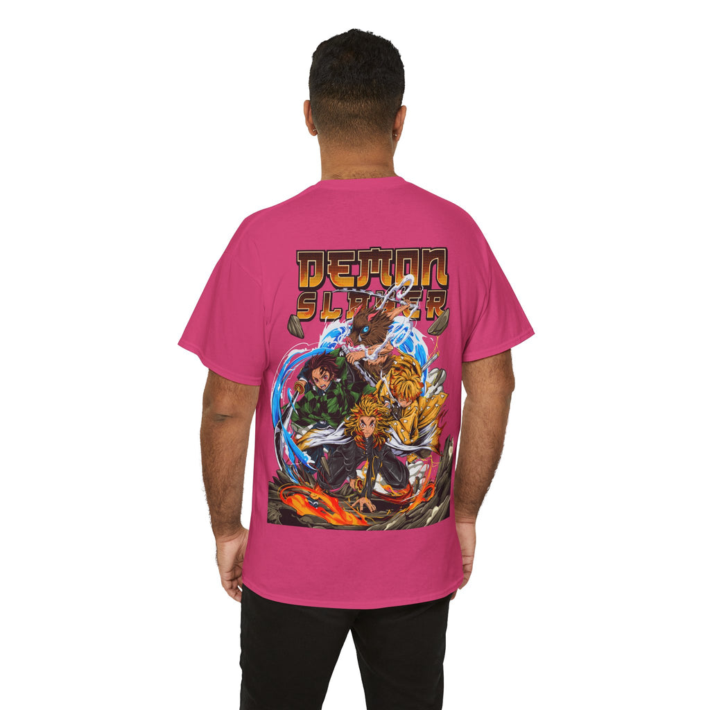 Anime T-Shirt "Demon Slayer Squad Battle" PlusVibe (Έως 5XL)