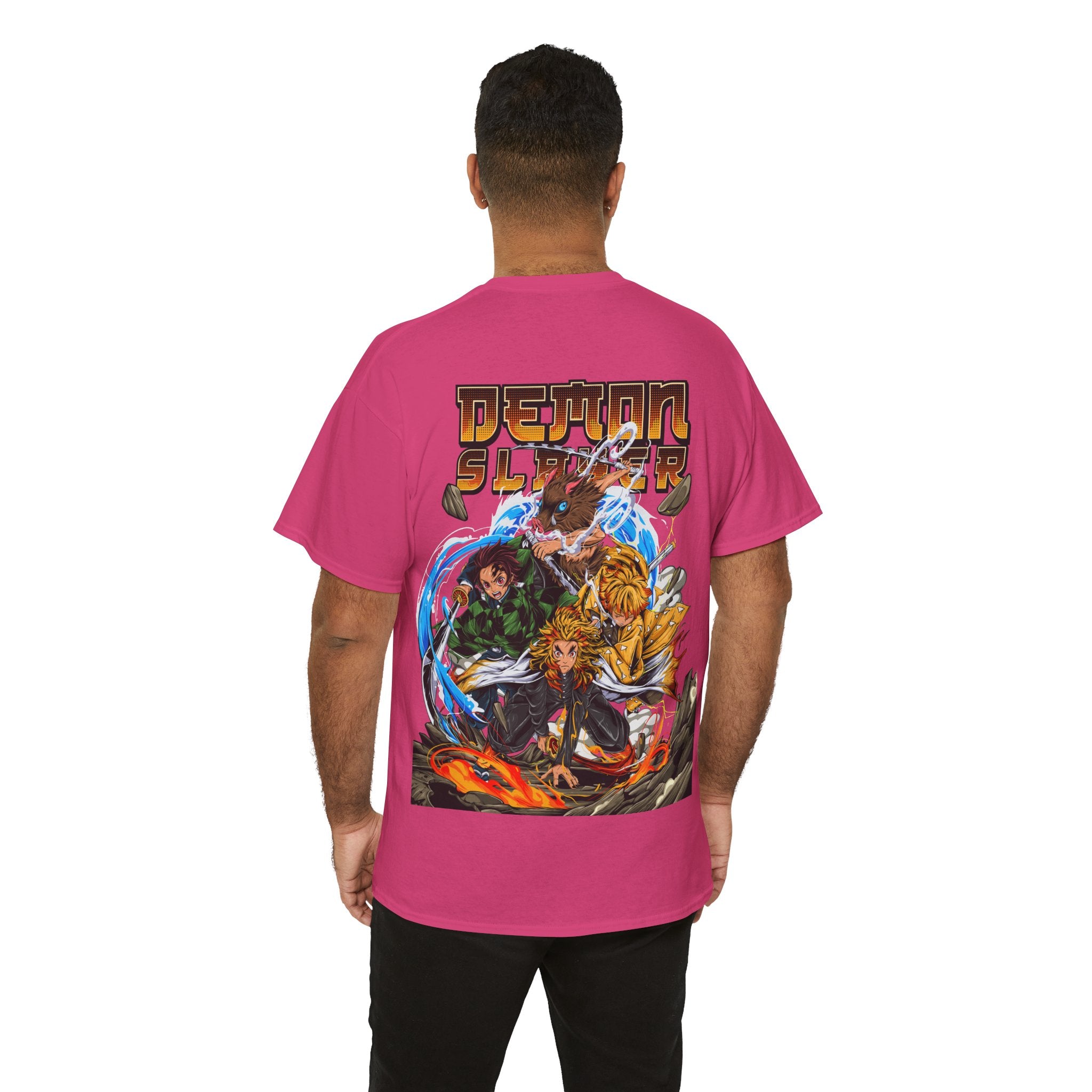 Anime T-Shirt "Demon Slayer Squad Battle" PlusVibe (Έως 5XL)