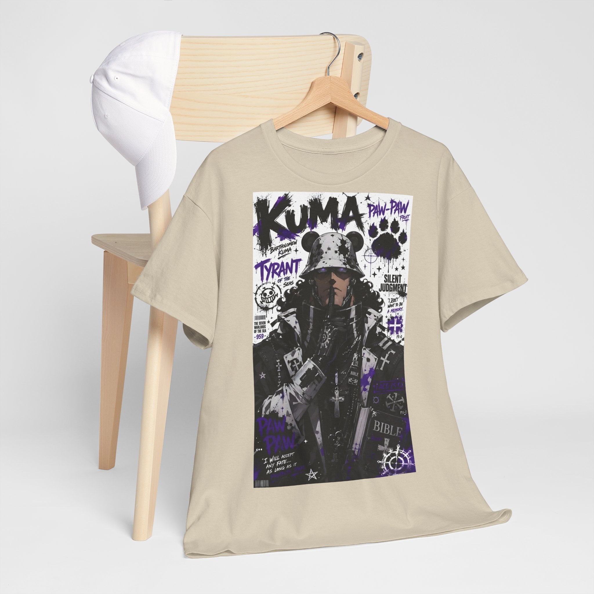 Anime T-Shirt "Bartholomew Kuma Streetwear" PlusVibe (Έως 5XL)