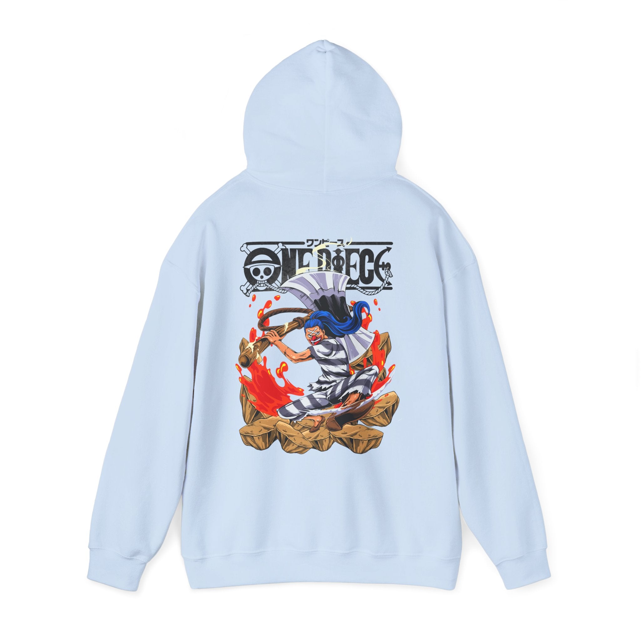 Oversized Anime Φούτερ "Buggy Flashy Yonko" PlusVibe (Έως 5XL)