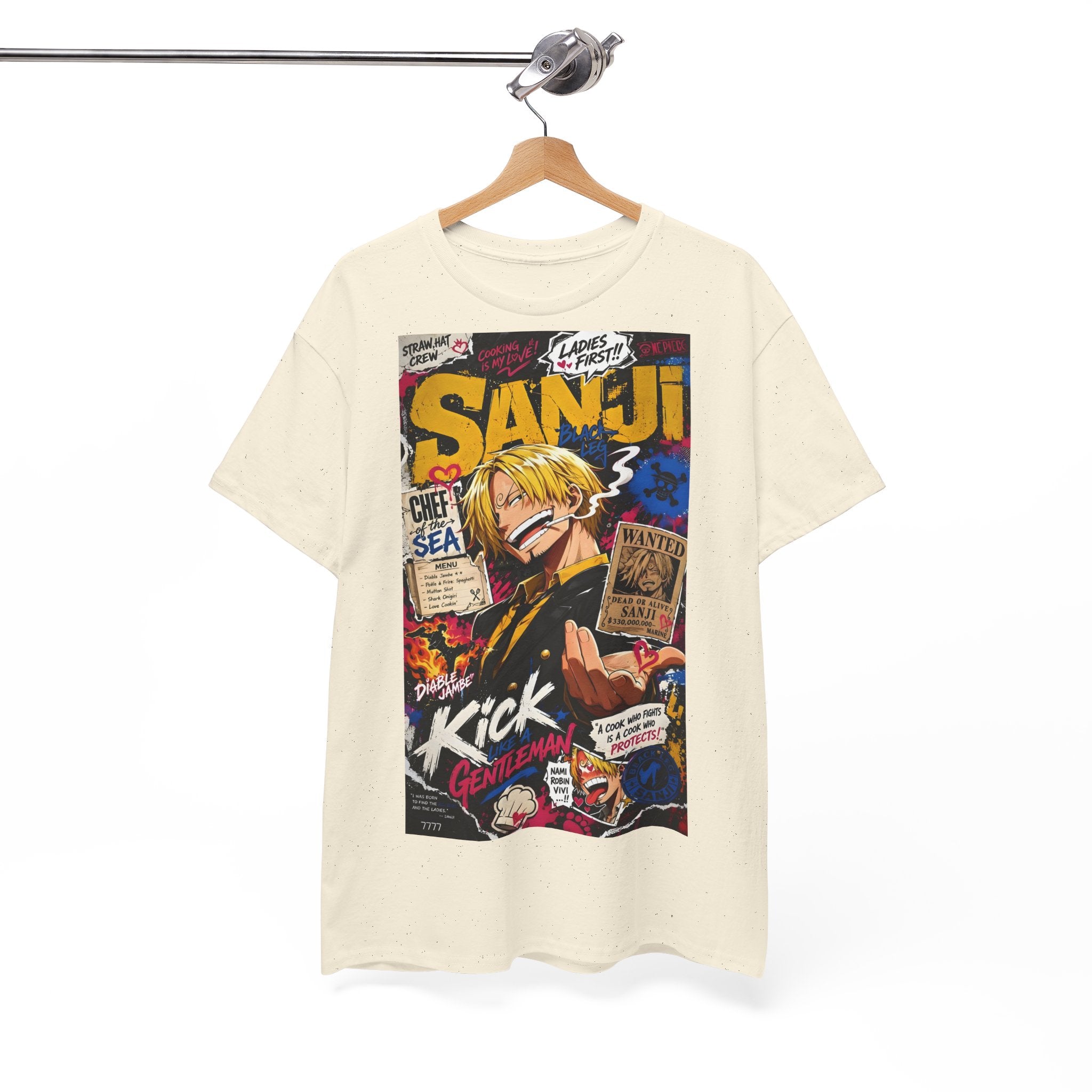 Anime T-Shirt "Vinsmoke Sanji Streetwear" PlusVibe (Έως 5XL)