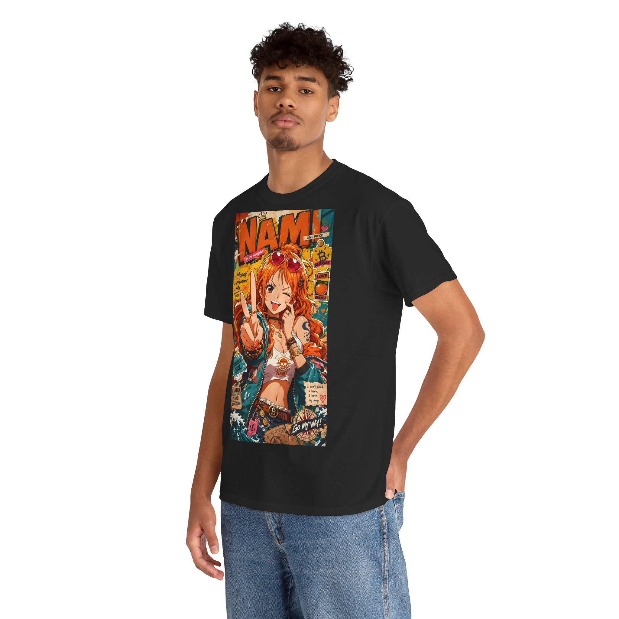 Anime T-Shirt "Nami Cat Burglar Streetwear" PlusVibe (Έως 5XL)