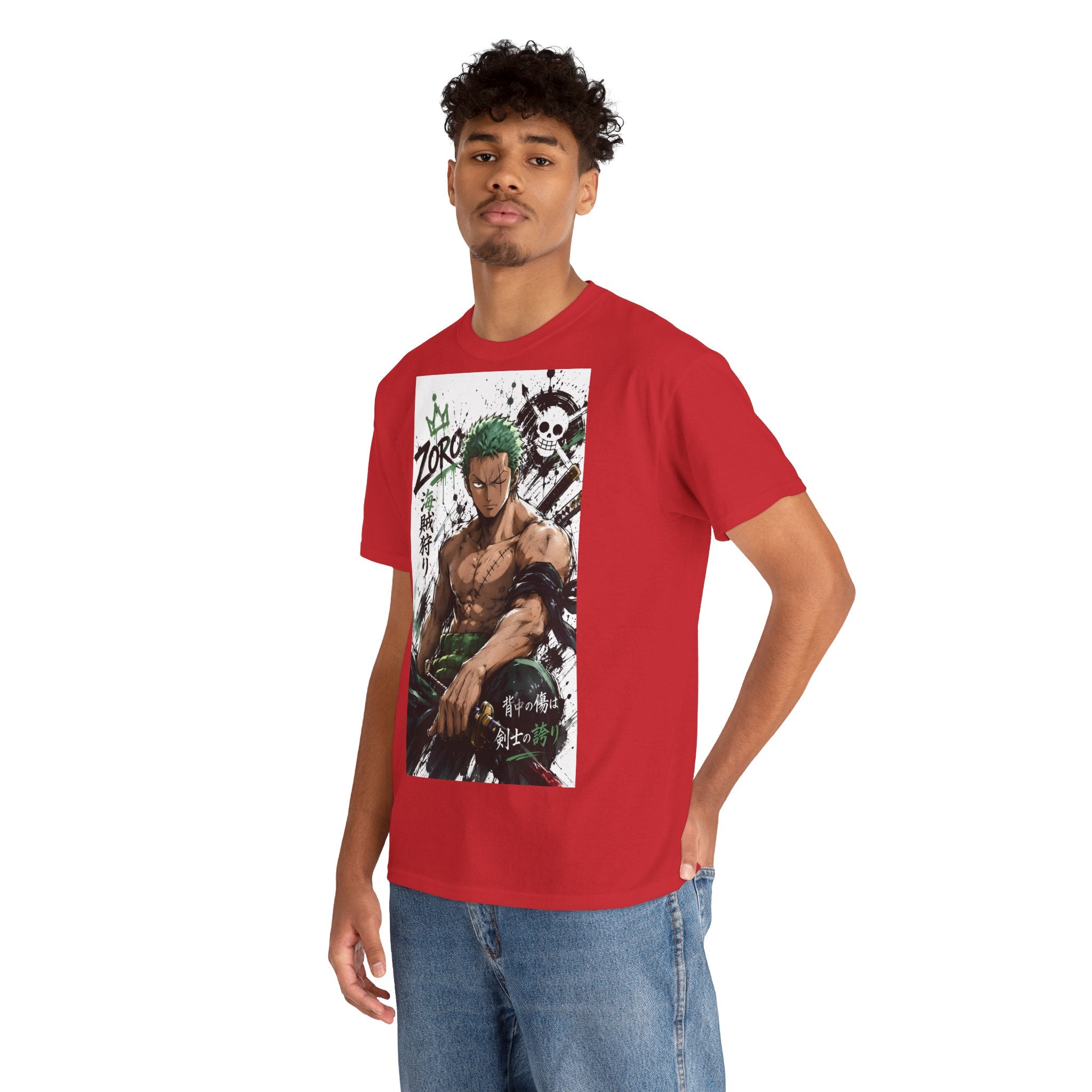 Anime T-Shirt "Roronoa Zoro Streetwear" PlusVibe (Έως 5XL)