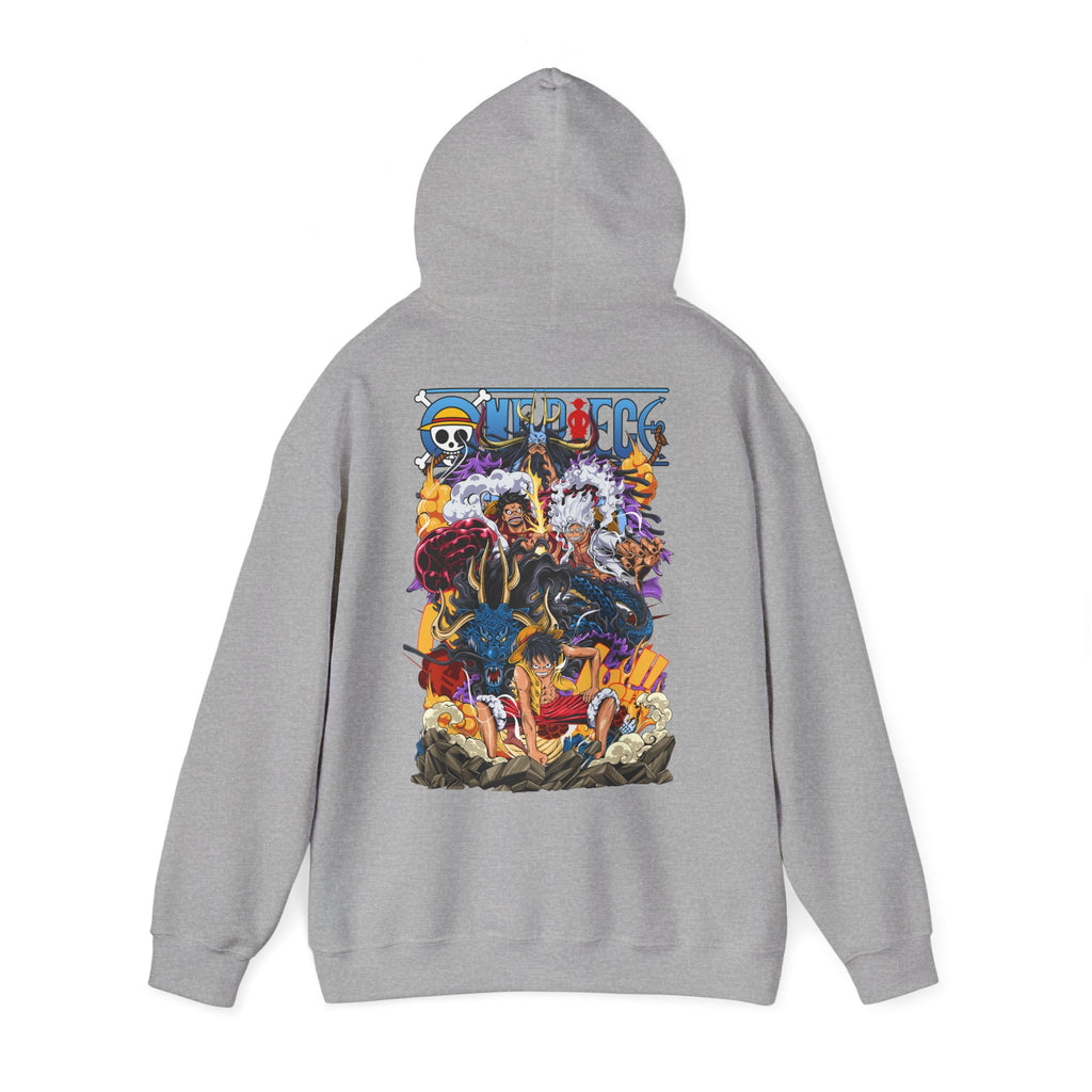 Oversized Φούτερ Luffy Gears Evolution – Unisex Comfort Fit
