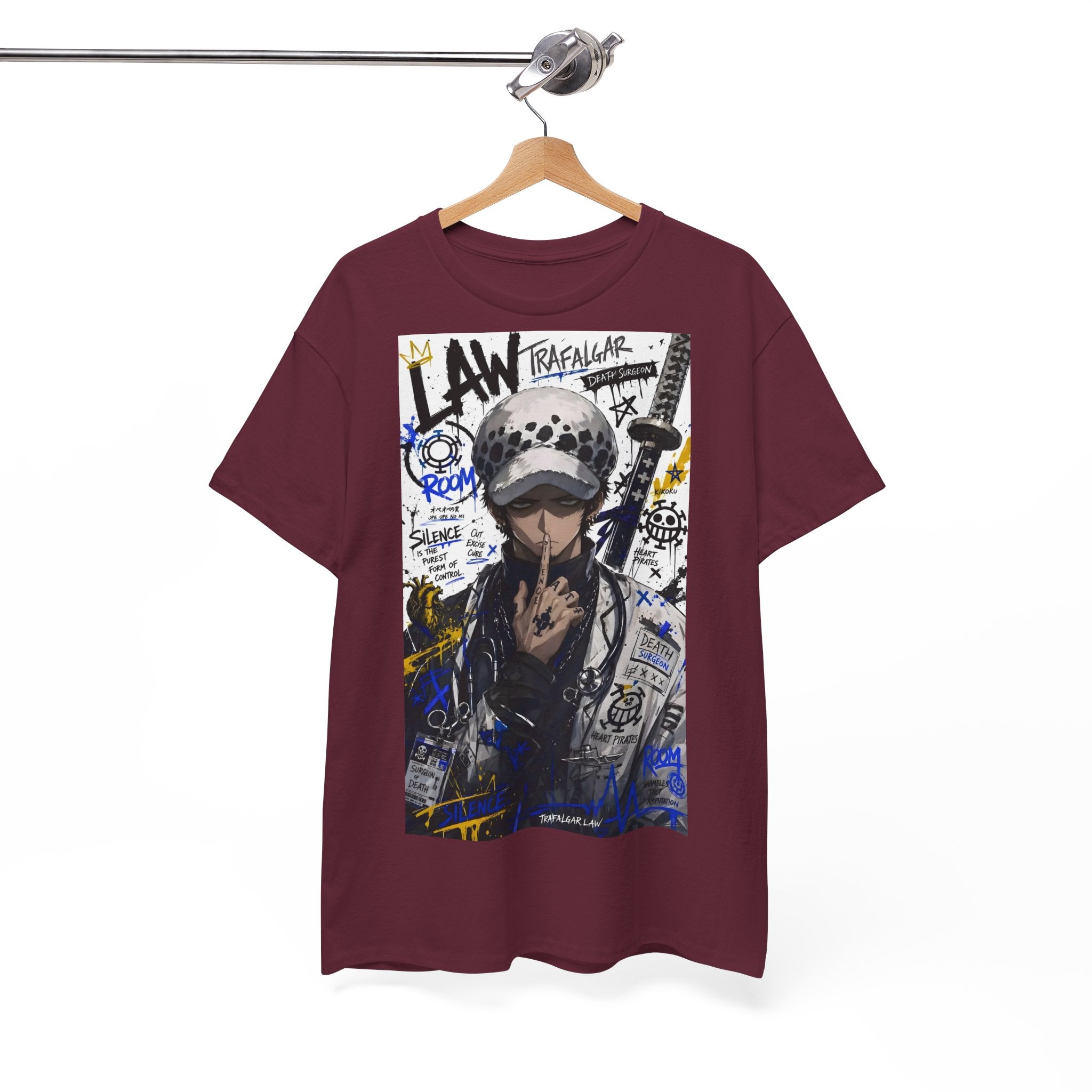 Anime T-Shirt "Trafalgar Law Streetwear" PlusVibe (Έως 5XL)