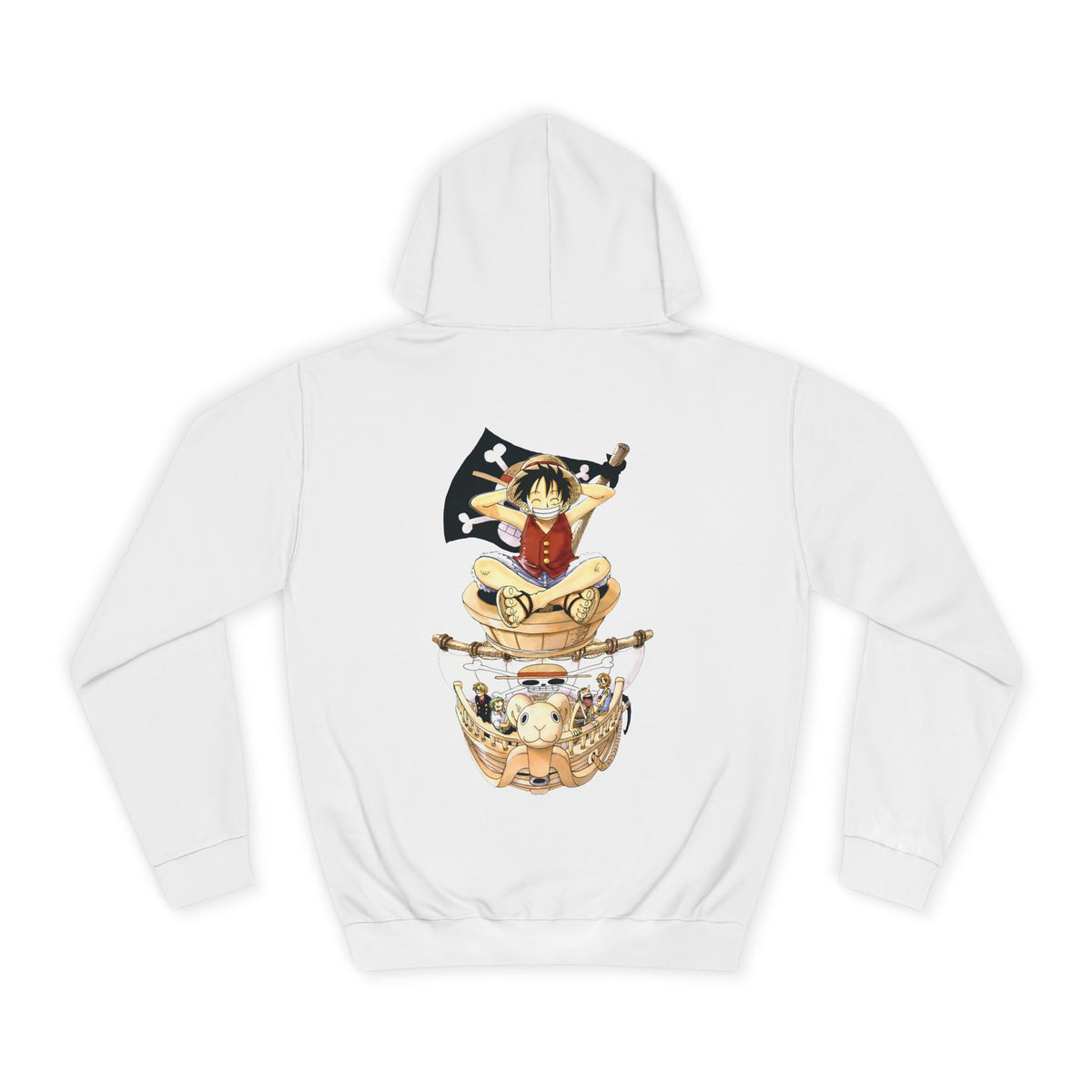 Anime Hoodie One Piece "Luffy" PlusVibe (Έως 5XL)