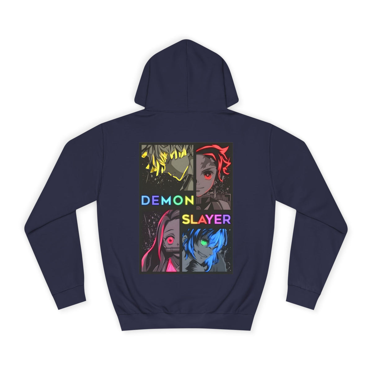 Anime Hoodie "Demon Slayer Neon Quadrant" PlusVibe (Έως 5XL)