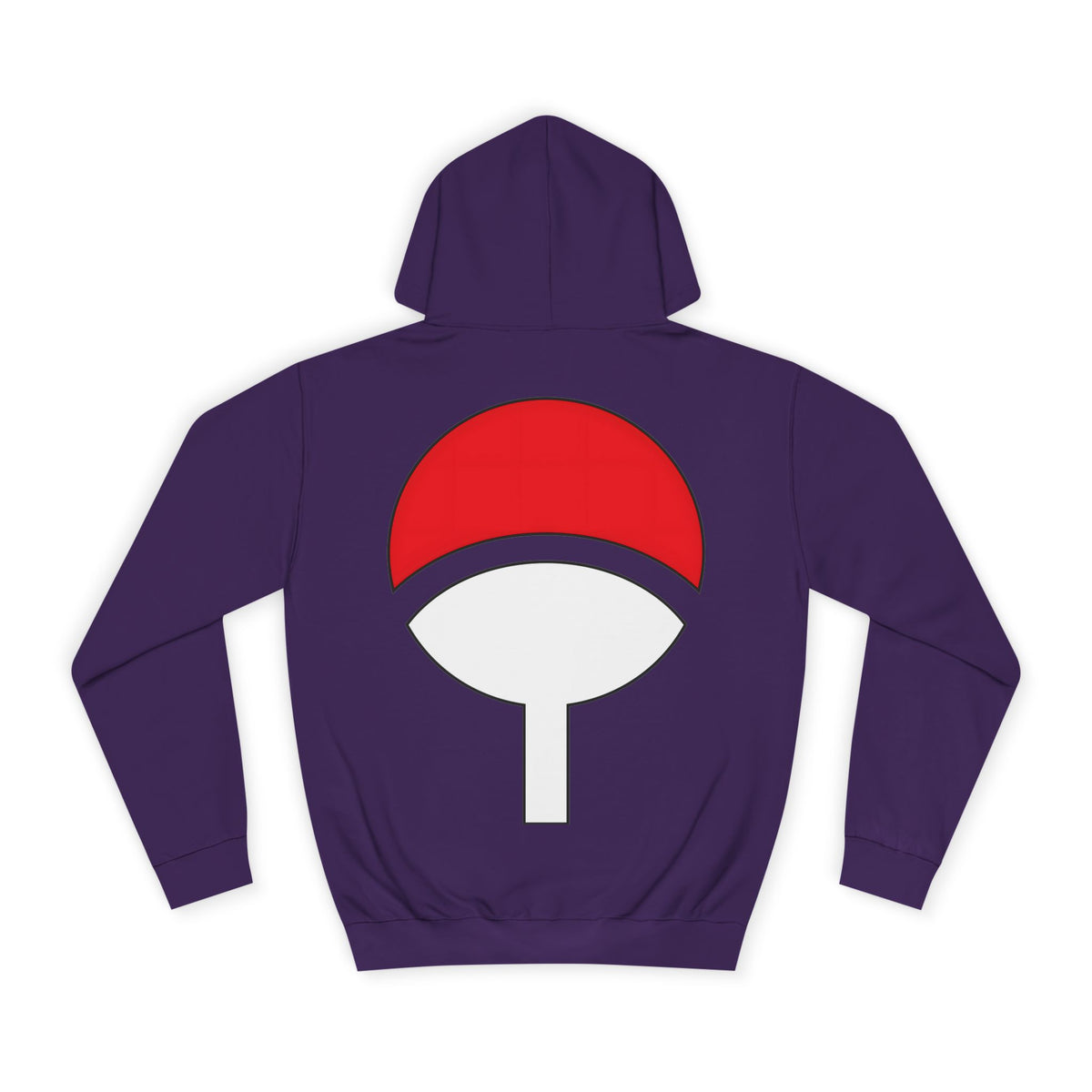 Anime Hoodie "Uchiha Clan Crest" Backprint PlusVibe (Έως 5XL)