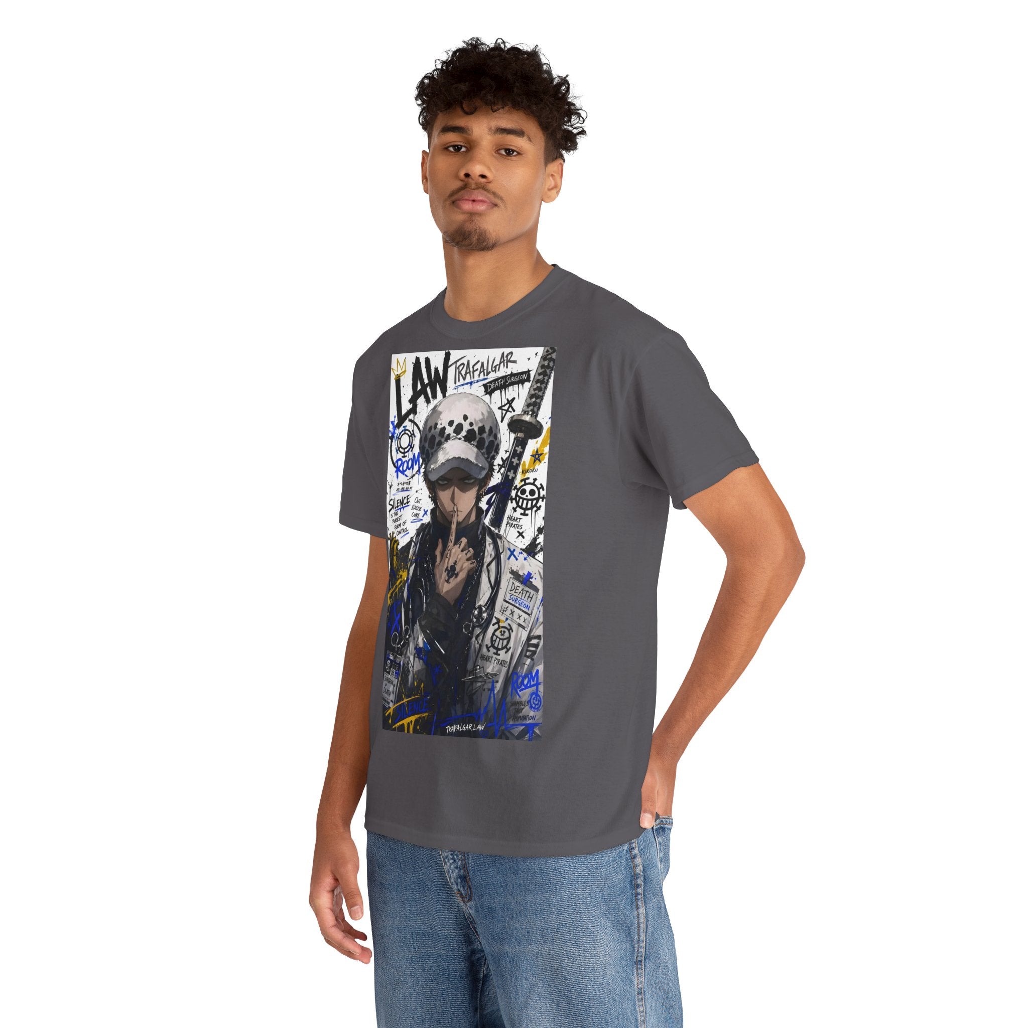 Anime T-Shirt "Trafalgar Law Streetwear" PlusVibe (Έως 5XL)