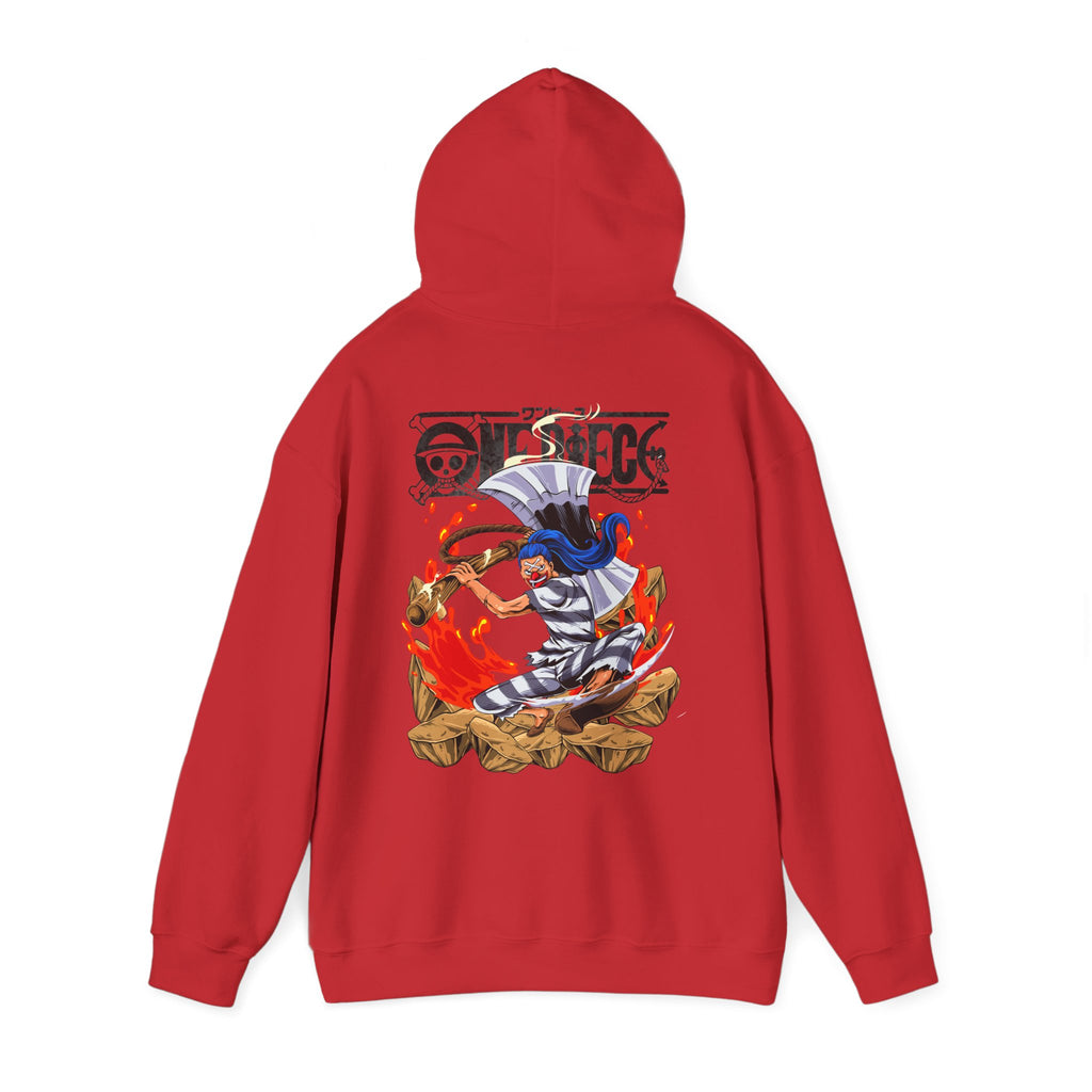 Oversized Anime Φούτερ "Buggy Flashy Yonko" PlusVibe (Έως 5XL)