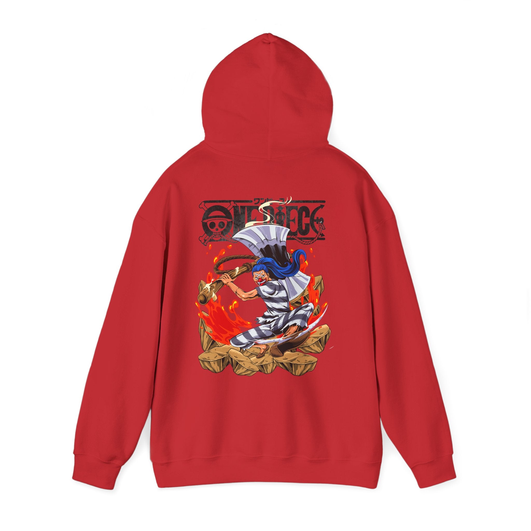 Oversized Anime Φούτερ "Buggy Flashy Yonko" PlusVibe (Έως 5XL)