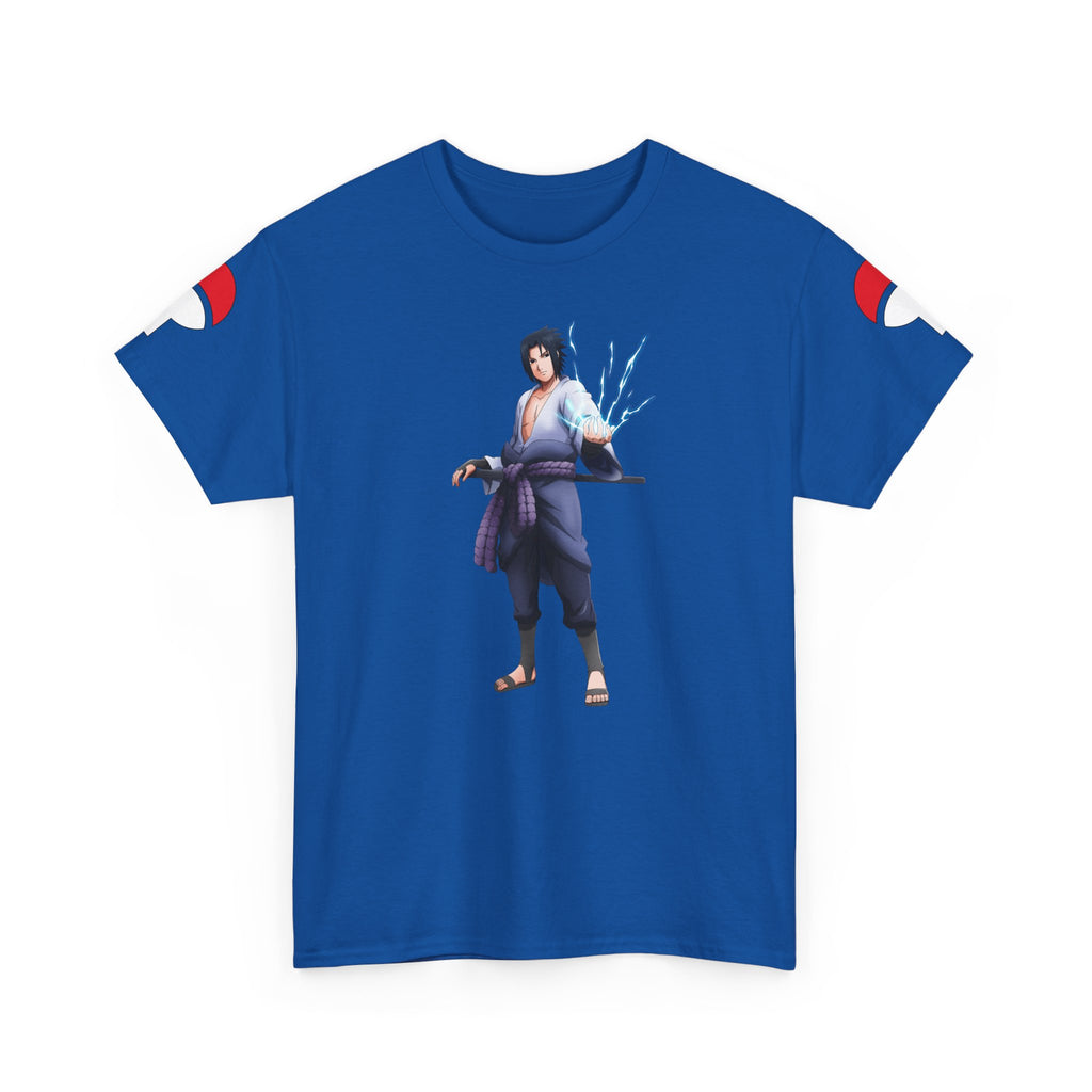 Graphic Anime Μπλούζα Sasuke – Premium Uchiha Clan Logo Tee