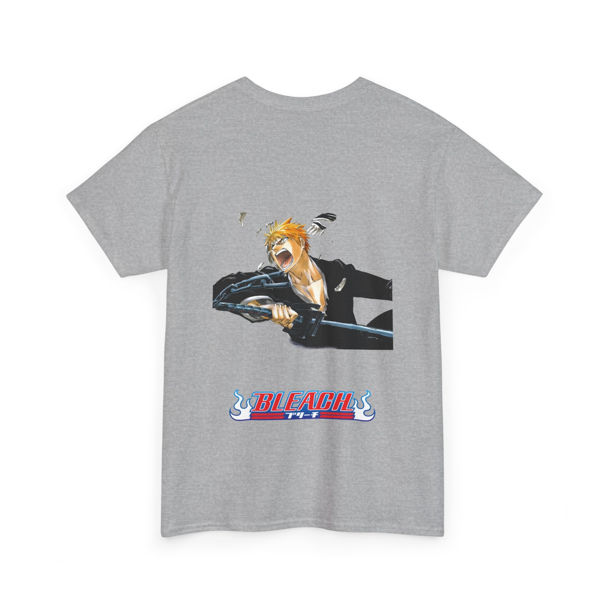 Graphic Anime Μπλούζα Bleach Retro Logo – Vintage Back Print