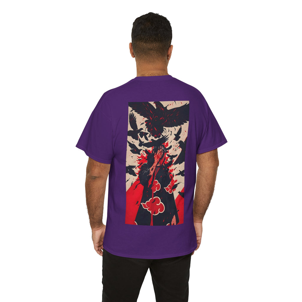 Anime T-Shirt "Itachi Uchiha Crow Illusion" PlusVibe (Έως 5XL)