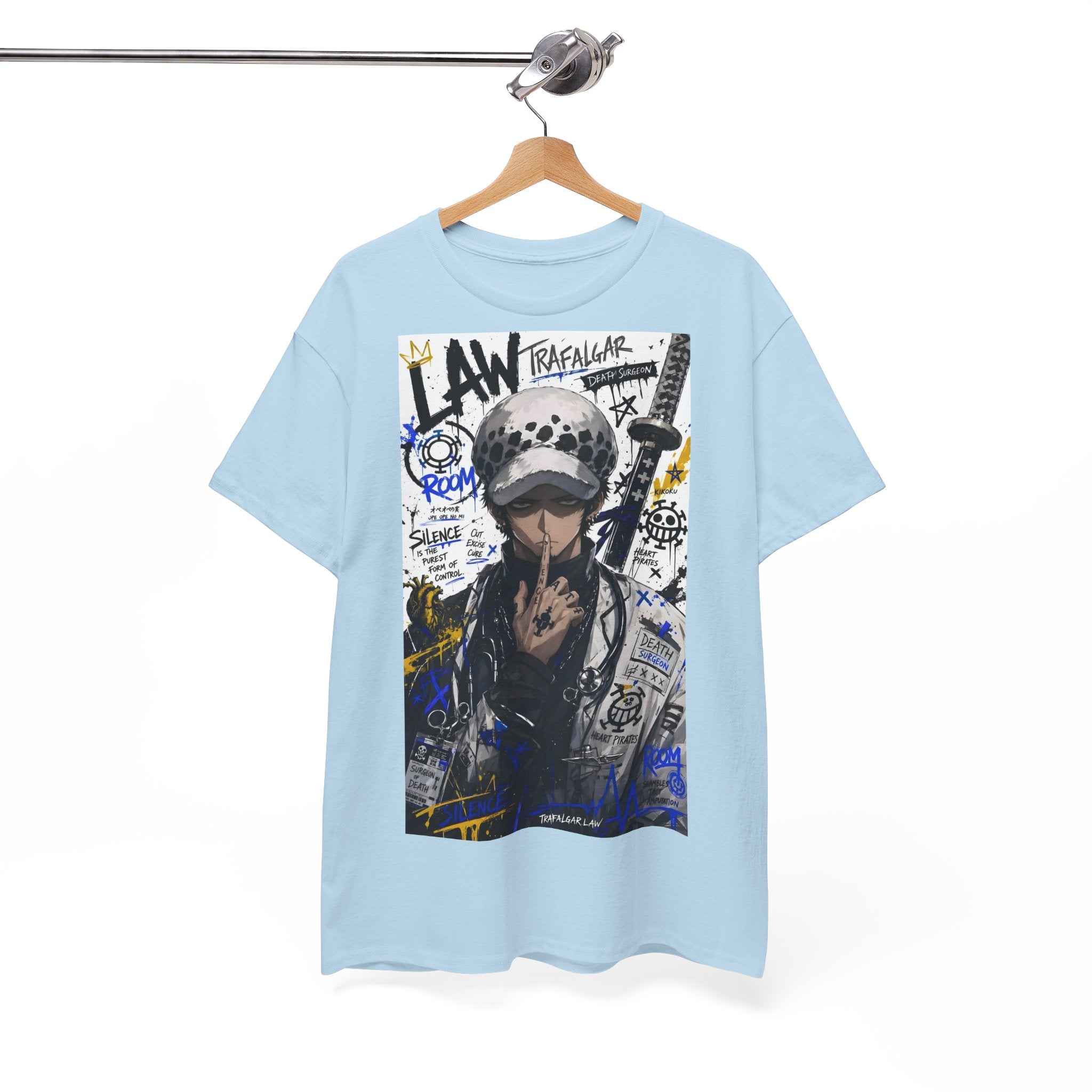 Anime T-Shirt "Trafalgar Law Streetwear" PlusVibe (Έως 5XL)