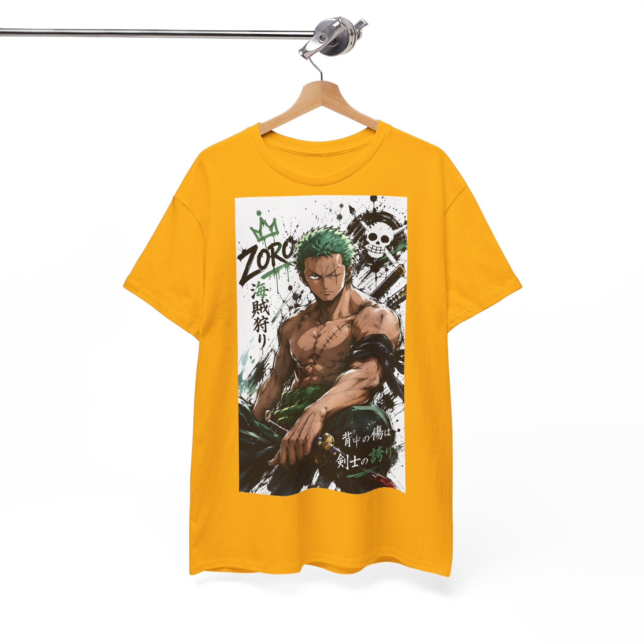 Anime T-Shirt "Roronoa Zoro Streetwear" PlusVibe (Έως 5XL)