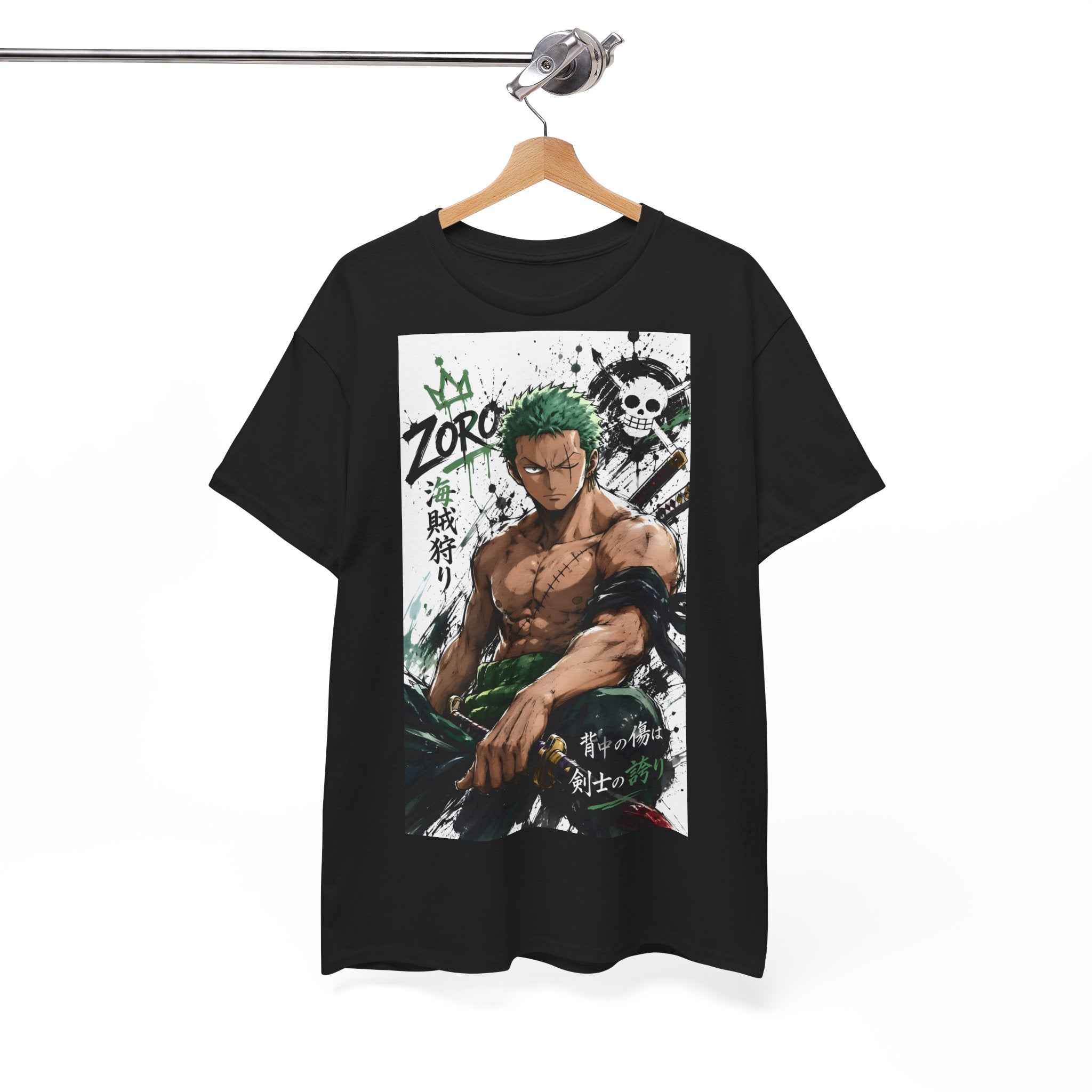 Anime T-Shirt "Roronoa Zoro Streetwear" PlusVibe (Έως 5XL)