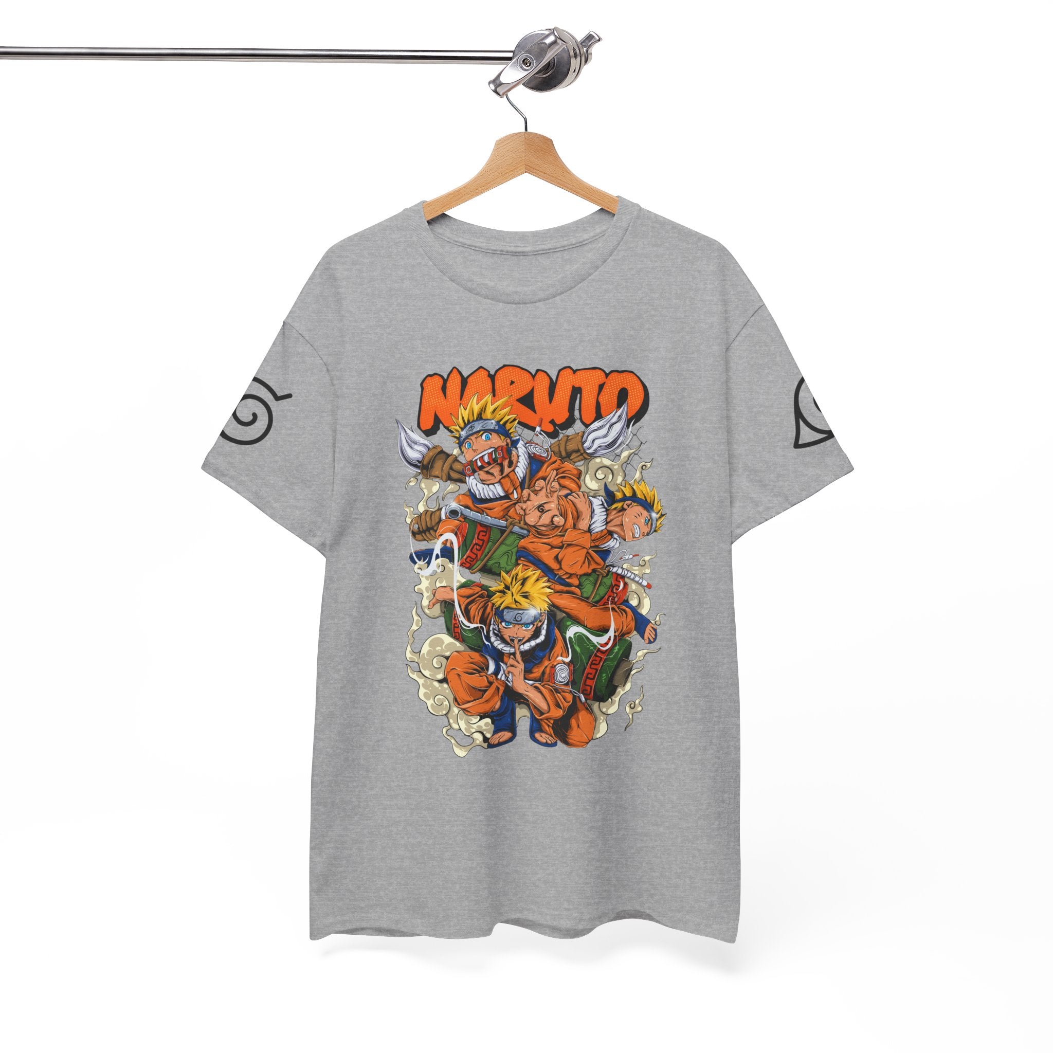 Graphic Anime Μπλούζα Naruto – Premium Character Collage Tee