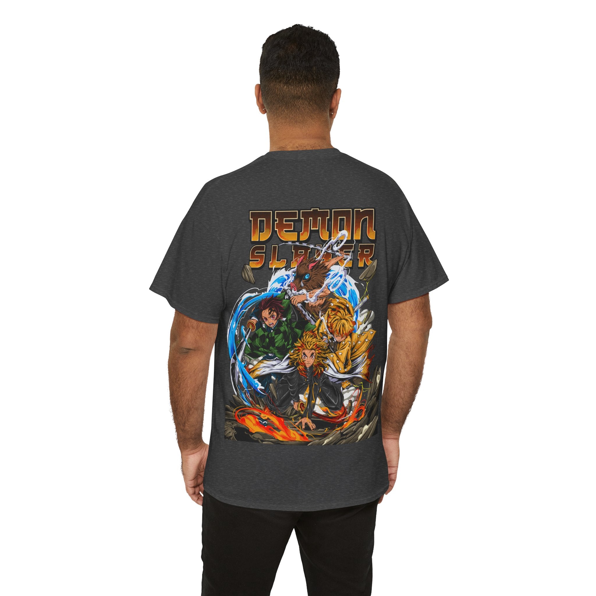 Anime T-Shirt "Demon Slayer Squad Battle" PlusVibe (Έως 5XL)