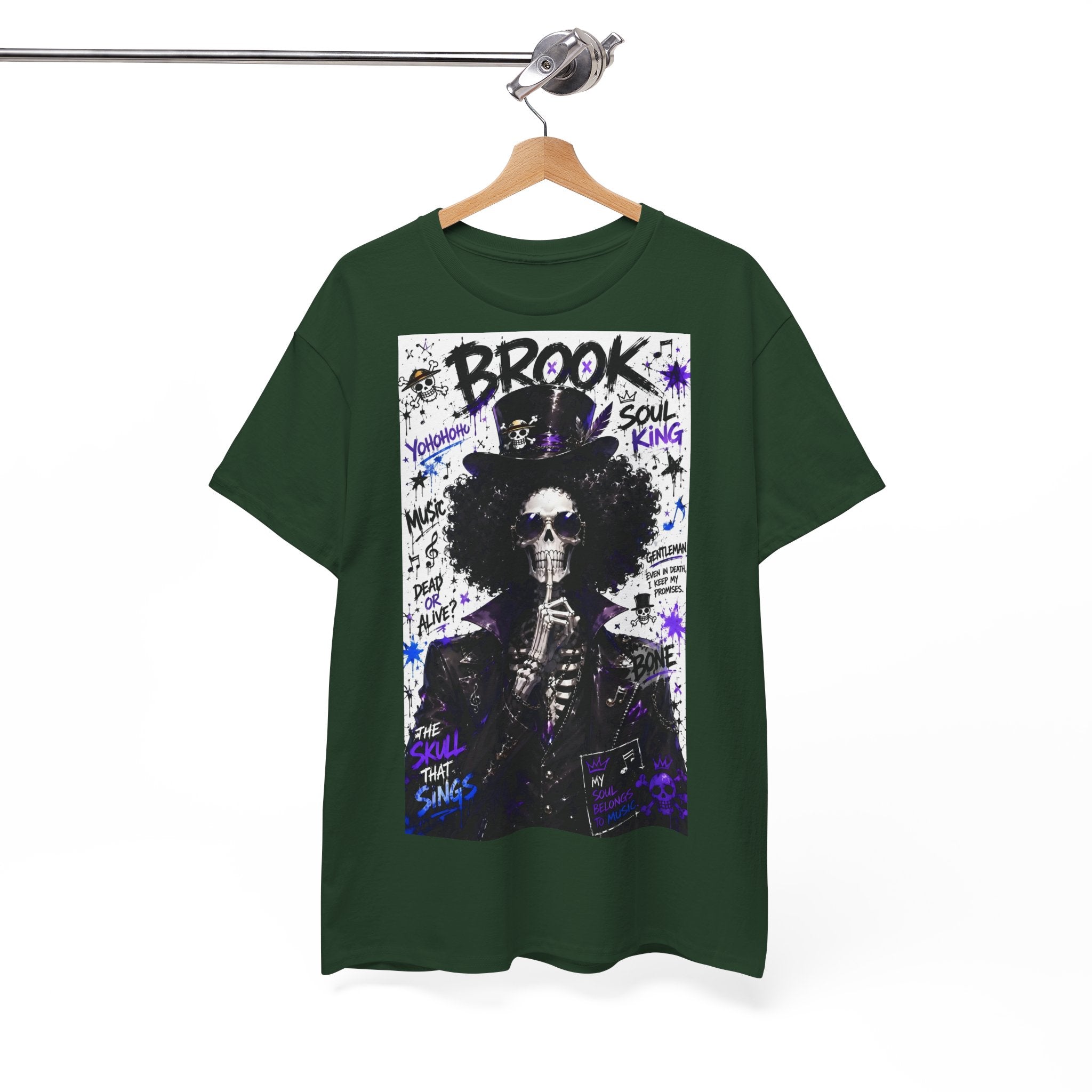 Anime T-Shirt "Soul King Brook Streetwear" PlusVibe (Έως 5XL)