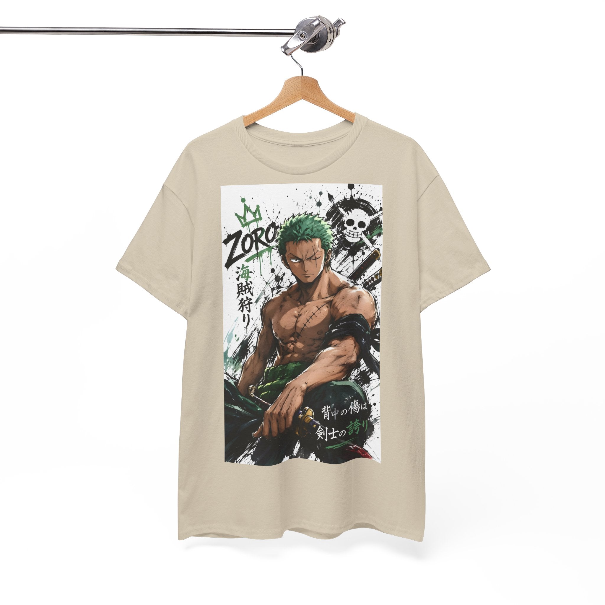 Anime T-Shirt "Roronoa Zoro Streetwear" PlusVibe (Έως 5XL)