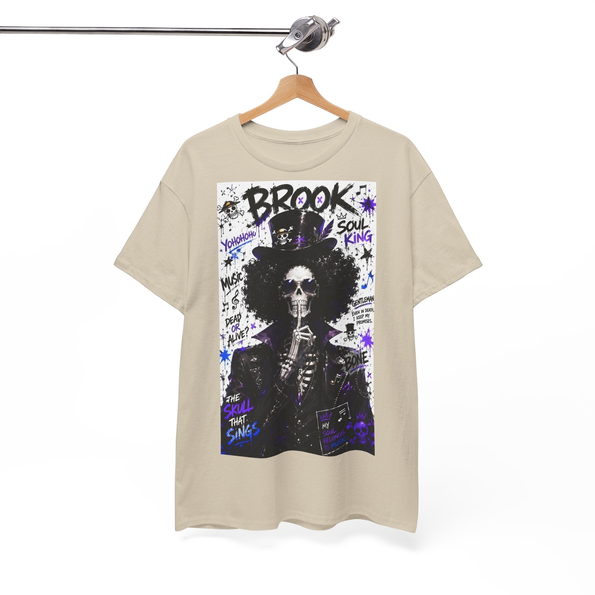 Anime T-Shirt "Soul King Brook Streetwear" PlusVibe (Έως 5XL)