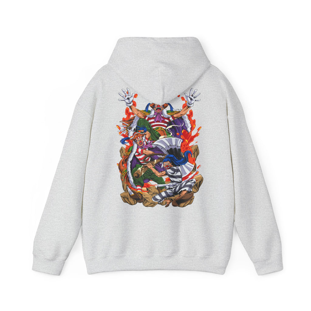 Oversized Anime Φούτερ "Buggy The Yonko" PlusVibe (Έως 5XL)