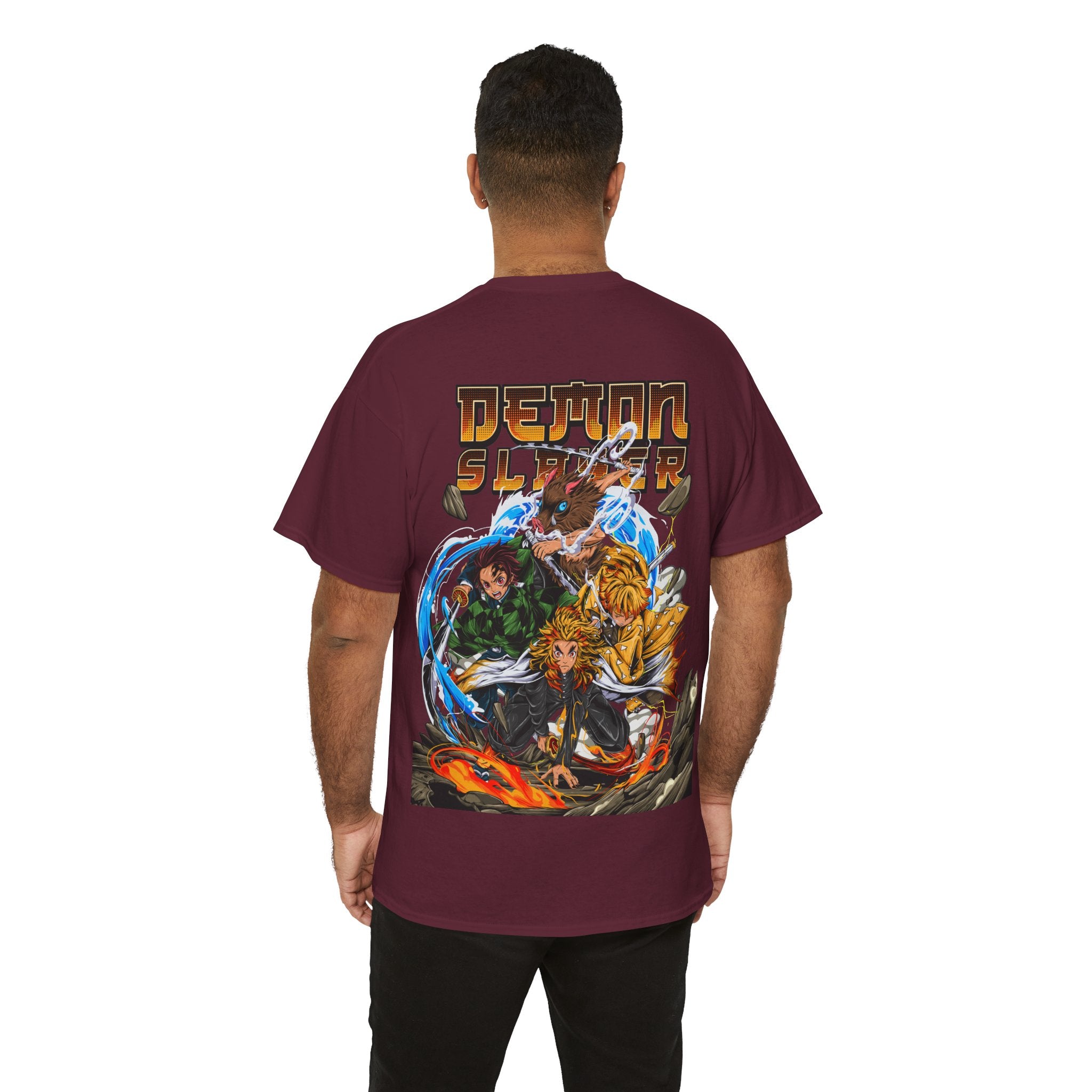 Anime T-Shirt "Demon Slayer Squad Battle" PlusVibe (Έως 5XL)