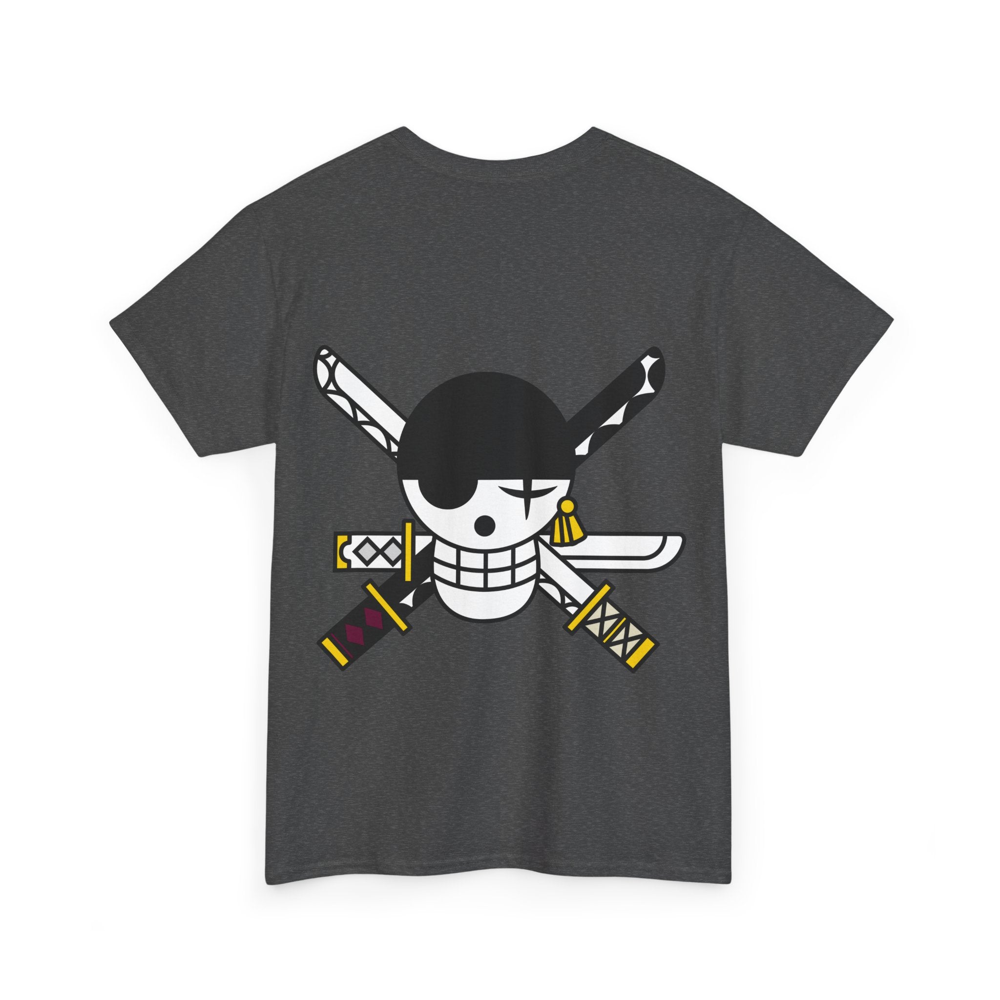 Anime T-Shirt "Zoro Jolly Roger" Backprint PlusVibe (Έως 5XL)
