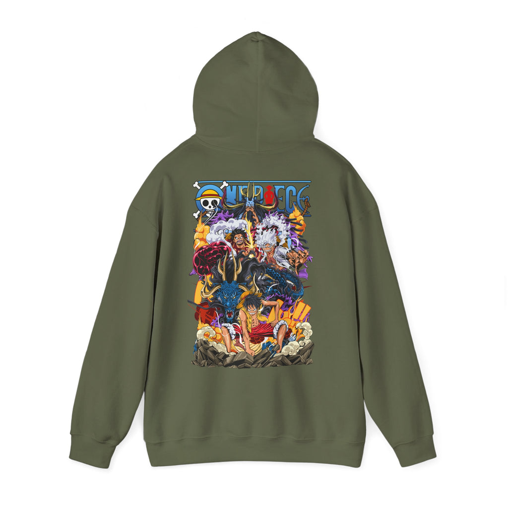 Oversized Φούτερ Luffy Gears Evolution – Unisex Comfort Fit