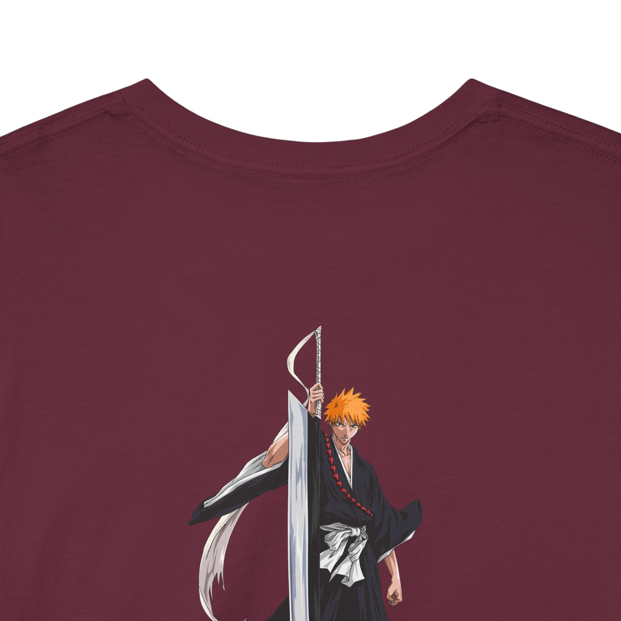 Anime T-Shirt Bleach "Ichigo Kurosaki" Back Graphic PlusVibe (Έως 5XL)