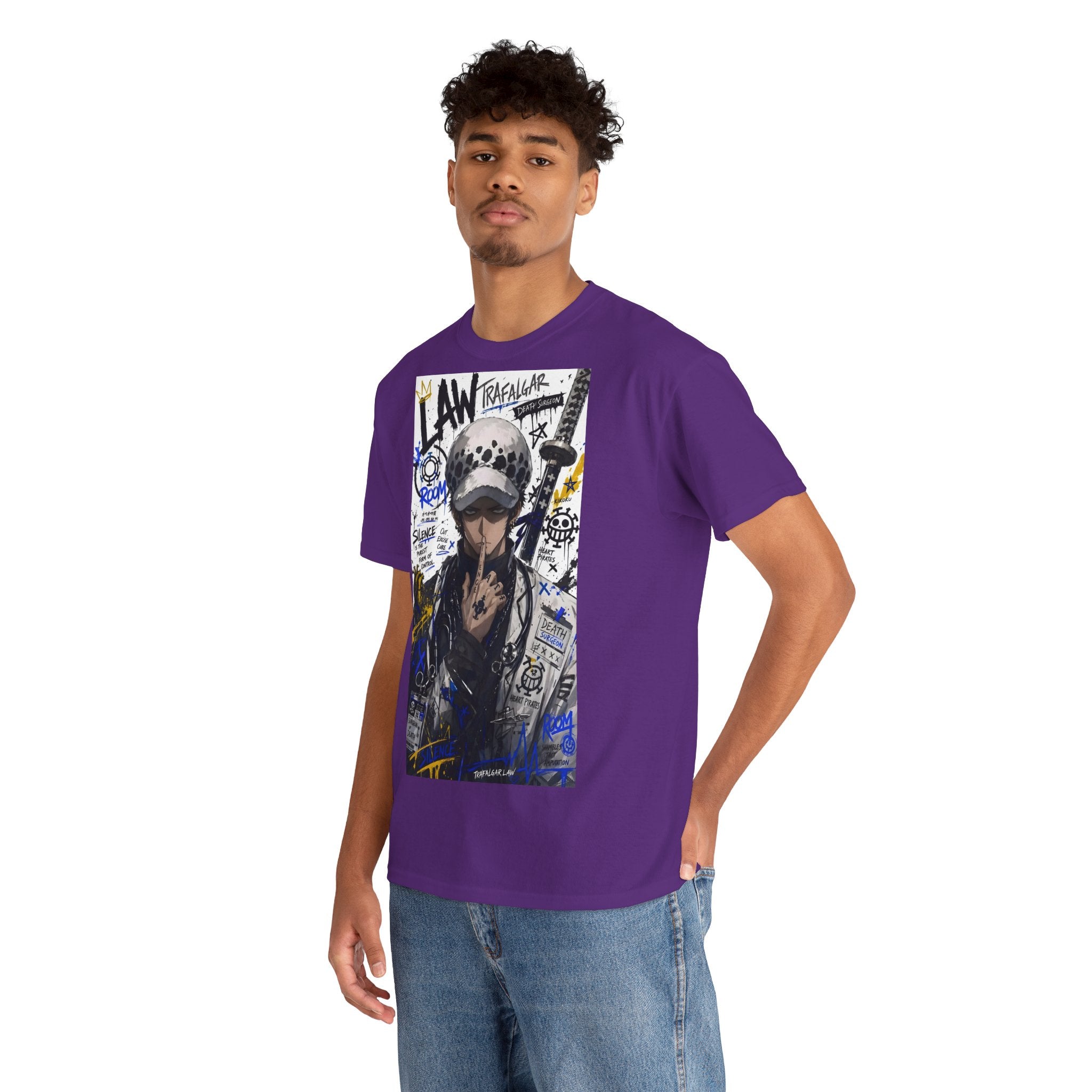 Anime T-Shirt "Trafalgar Law Streetwear" PlusVibe (Έως 5XL)