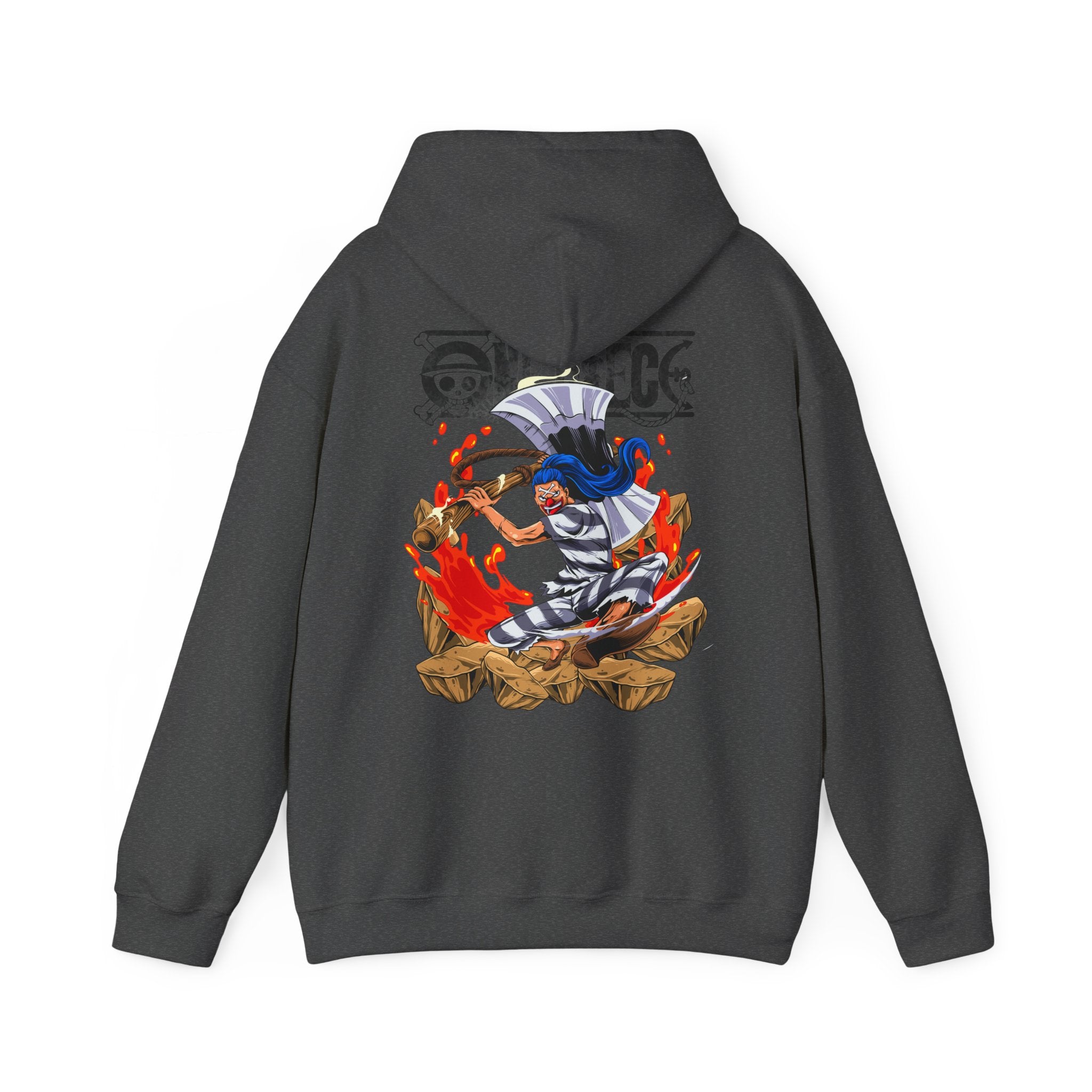 Oversized Anime Φούτερ "Buggy Flashy Yonko" PlusVibe (Έως 5XL)