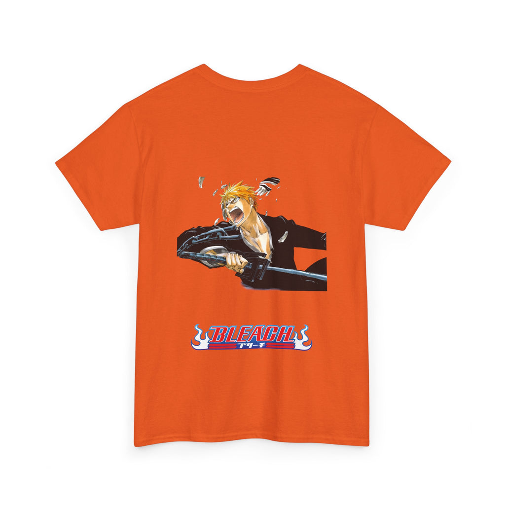 Graphic Anime Μπλούζα Bleach Retro Logo – Vintage Back Print