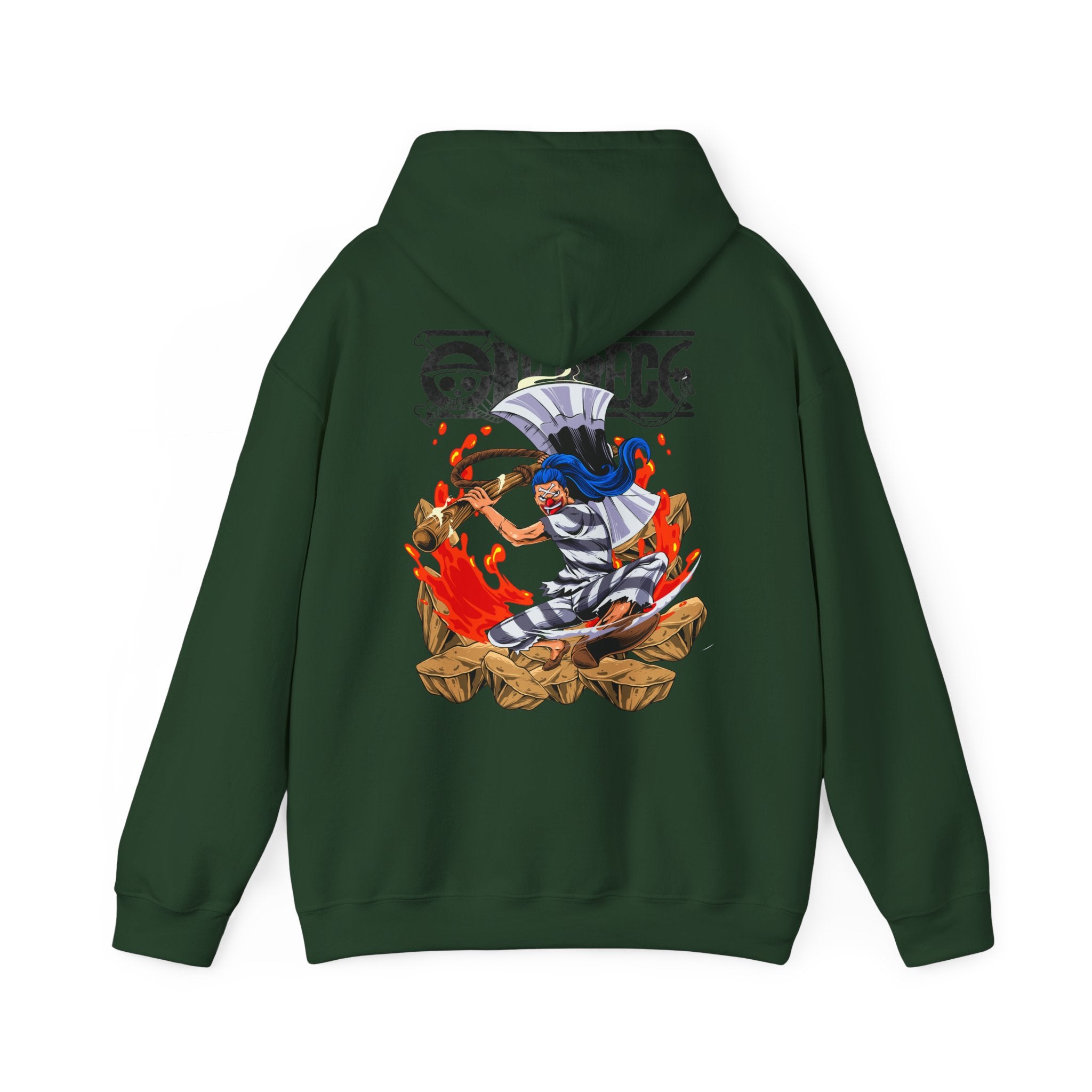 Oversized Anime Φούτερ "Buggy Flashy Yonko" PlusVibe (Έως 5XL)