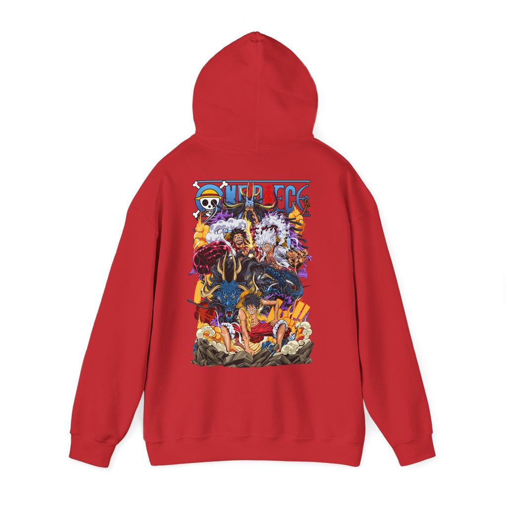 Oversized Φούτερ Luffy Gears Evolution – Unisex Comfort Fit
