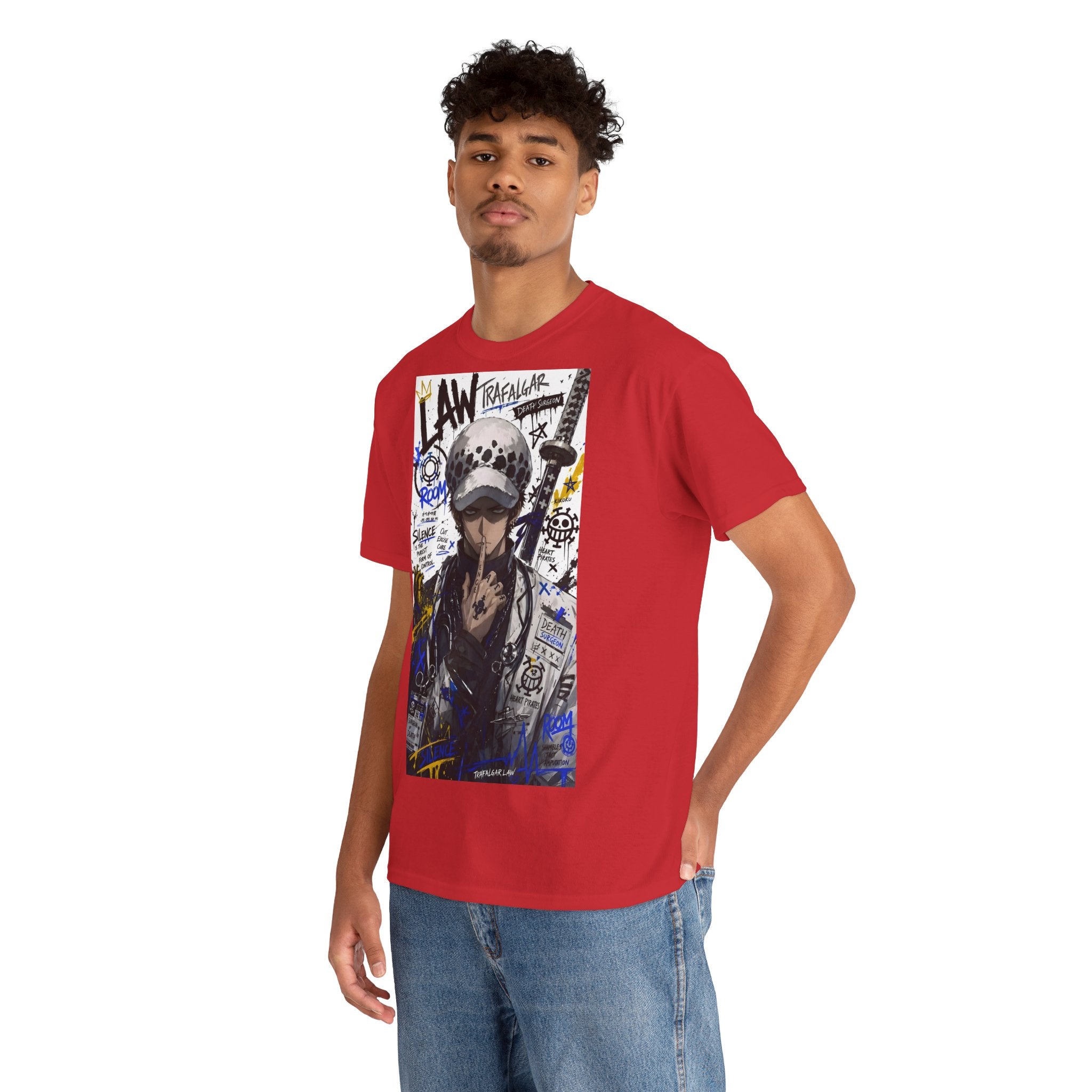 Anime T-Shirt "Trafalgar Law Streetwear" PlusVibe (Έως 5XL)